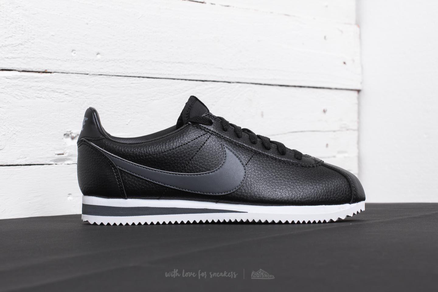 nike cortez dark grey