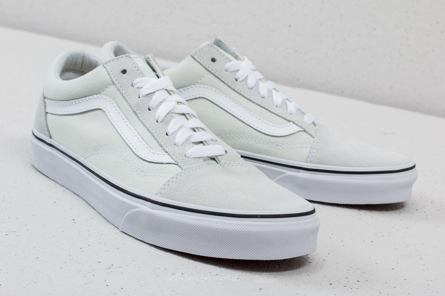 vans old skool white true blue