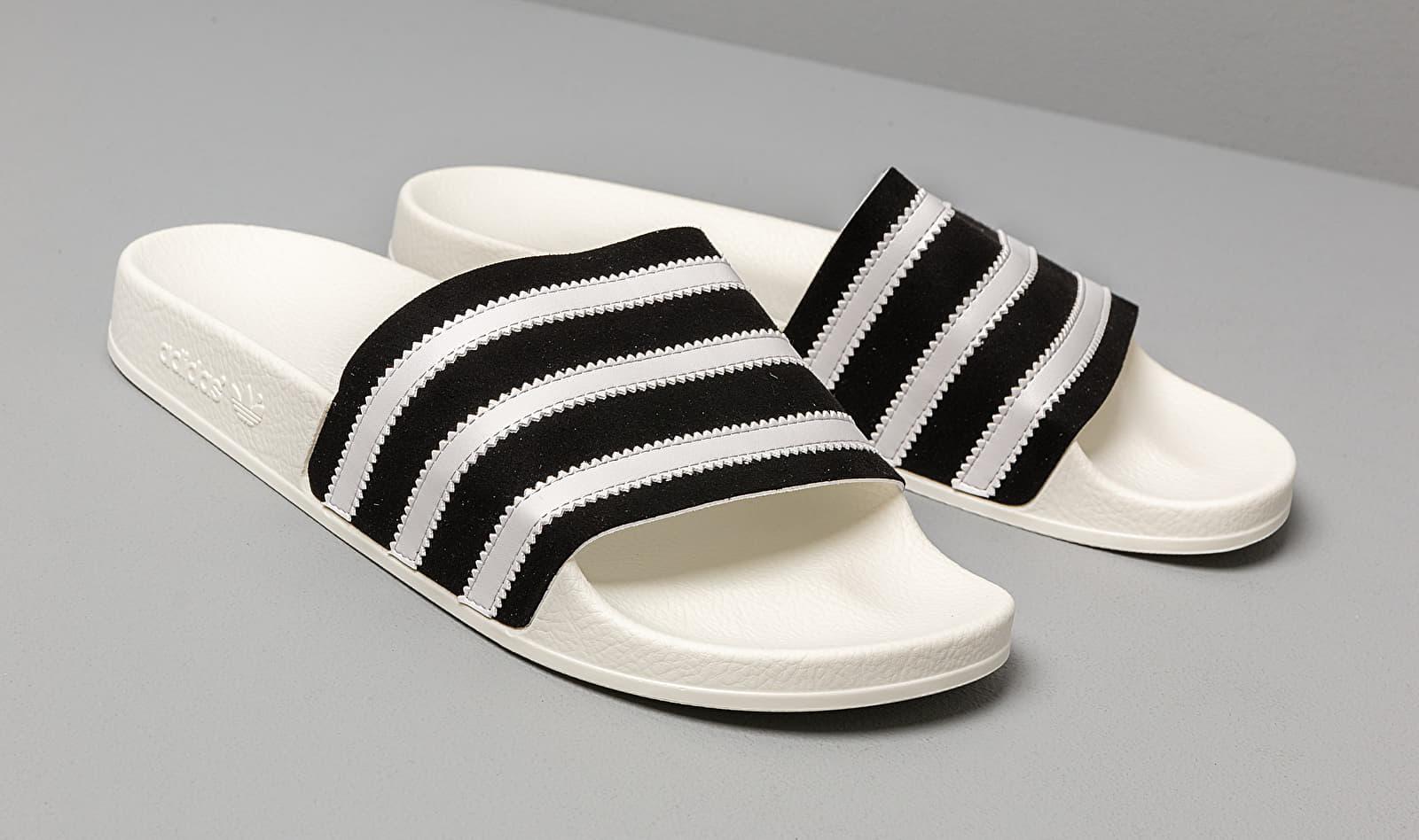 adidas Originals Adidas Adilette Core Black/ Ftw White/ Off White for Men |  Lyst