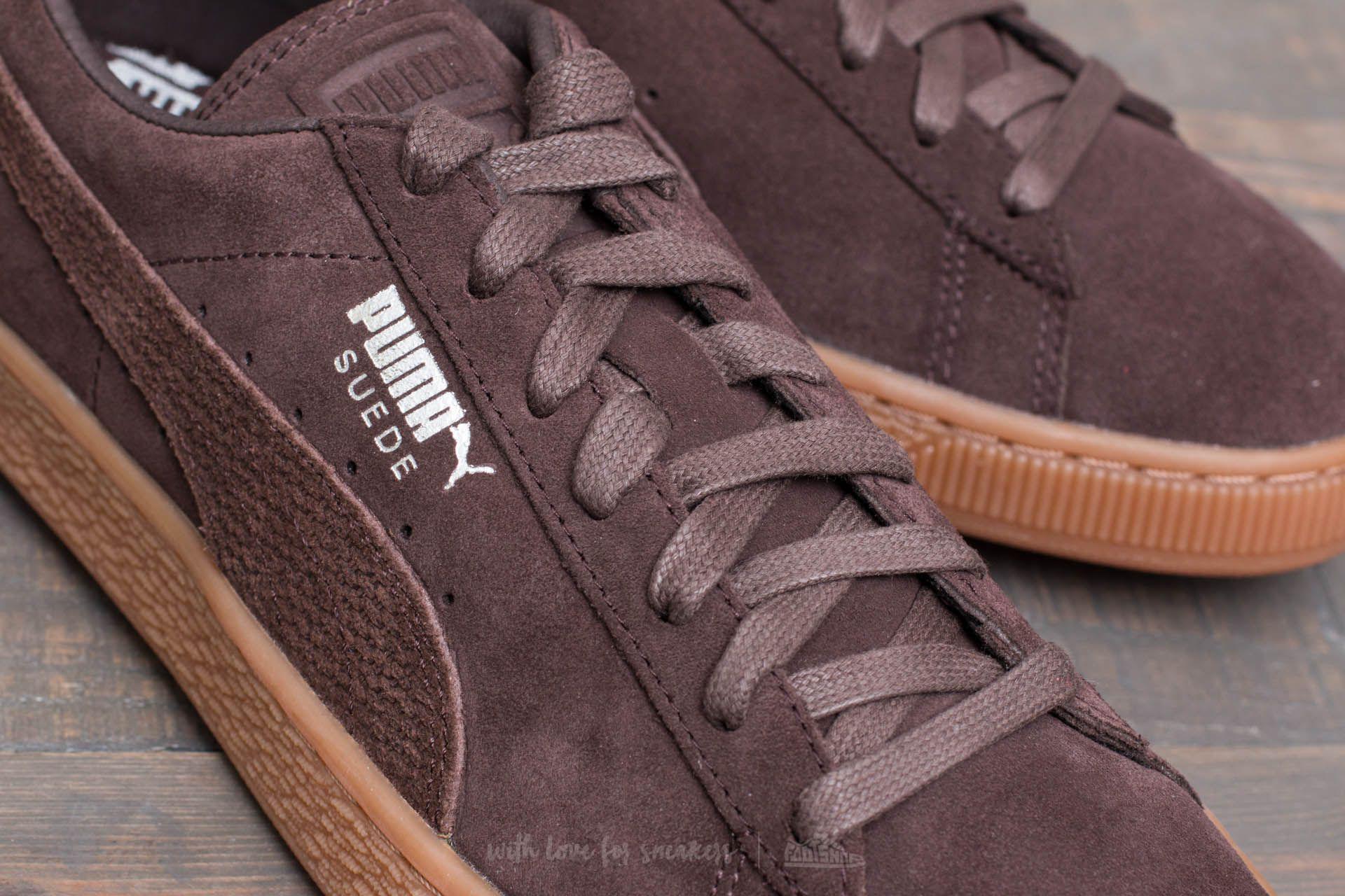 puma suede black coffee