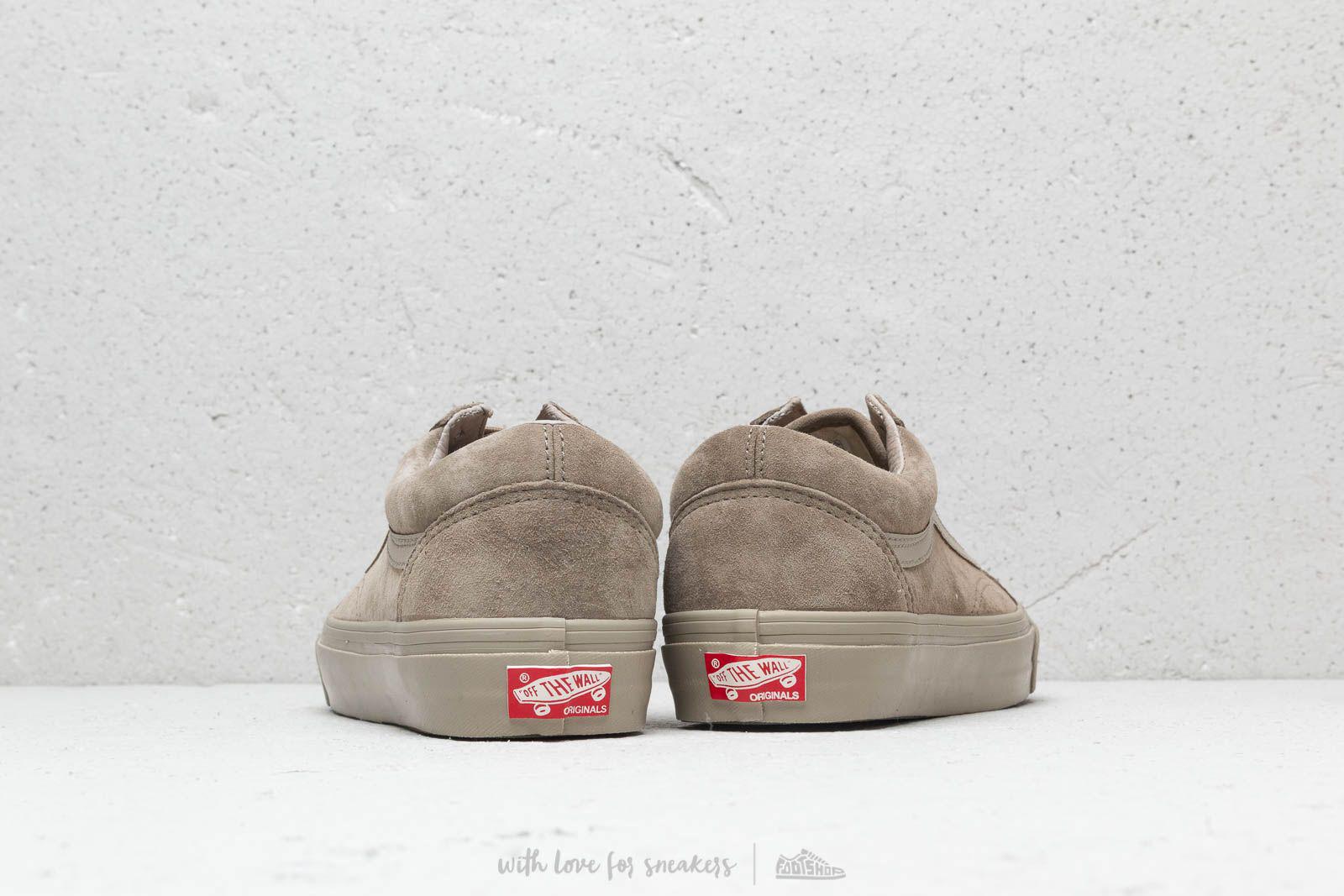 vans old skool taupe Vans Og Old Skool Lx (leather/ Suede) Plaze Taupe for Men - Lyst