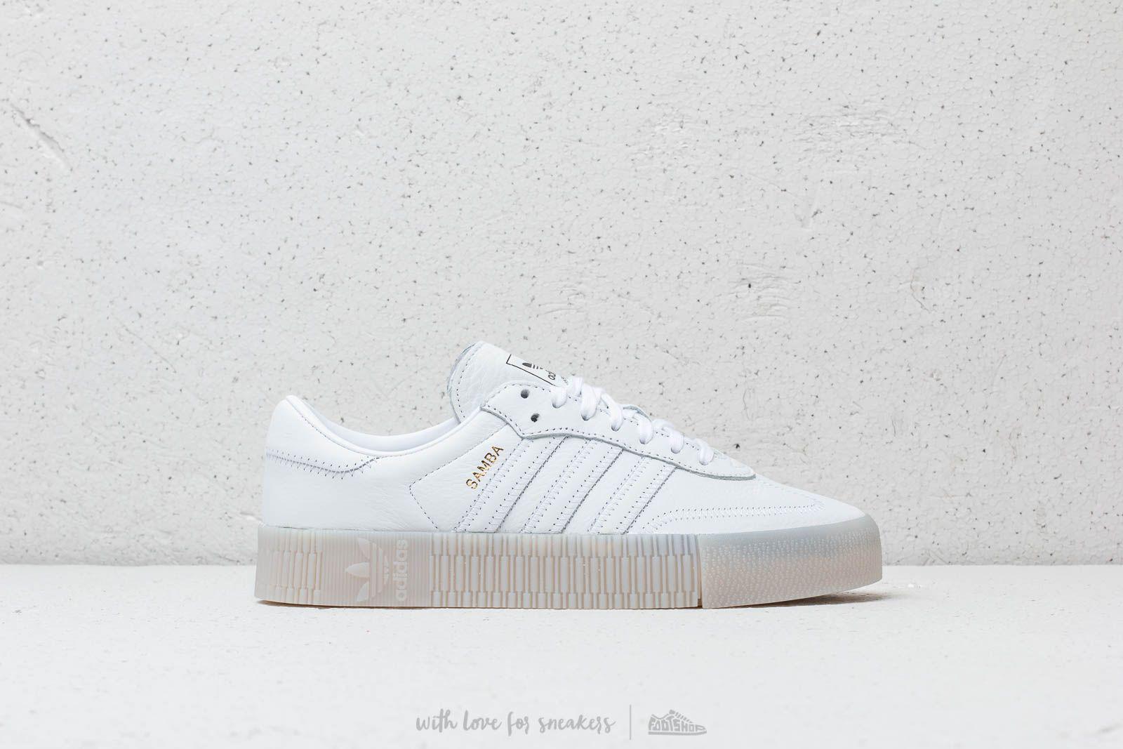 adidas sambarose all white