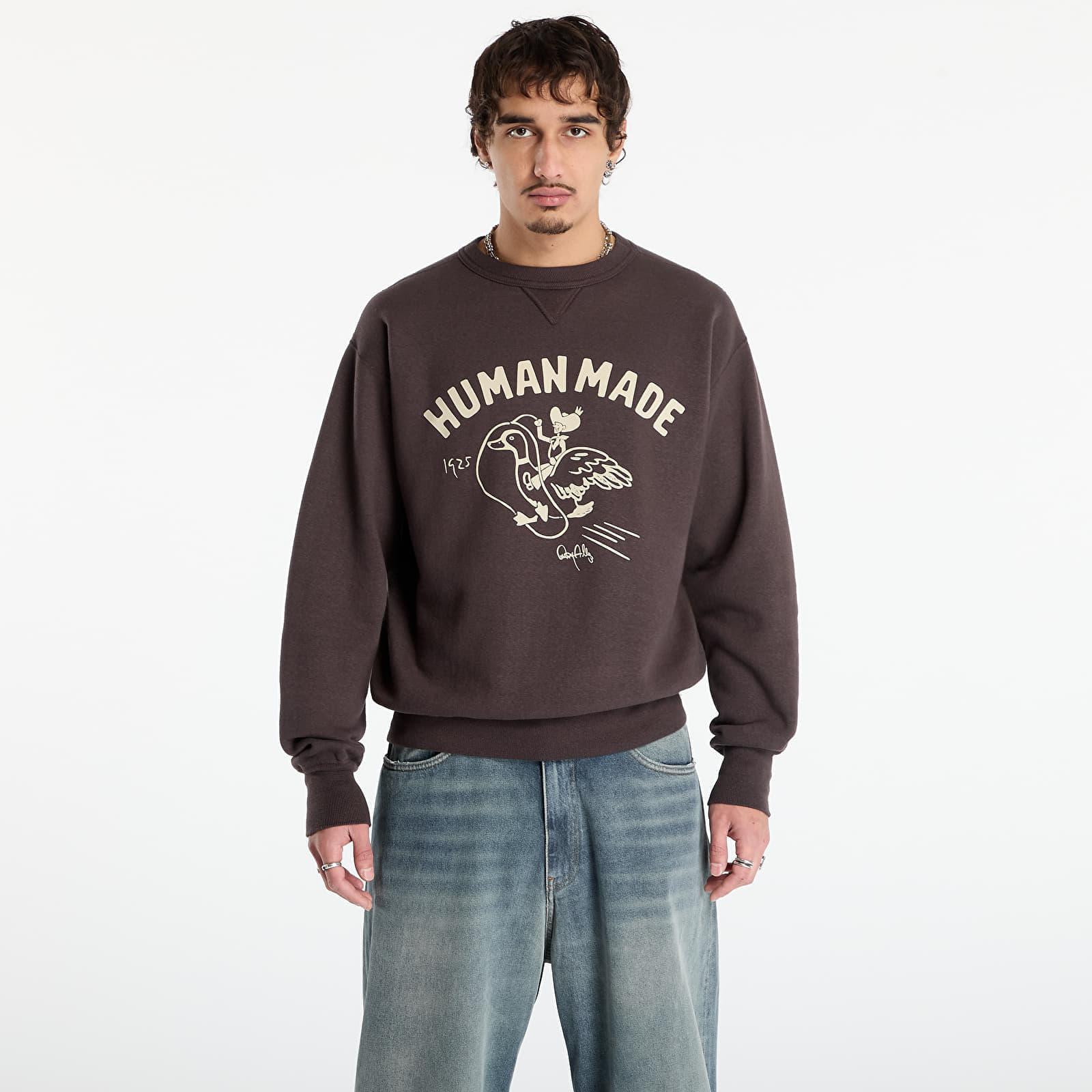 Human Made Sweatshirt Tsuriami Sweatshirt 2 in Brown for Men | Lyst