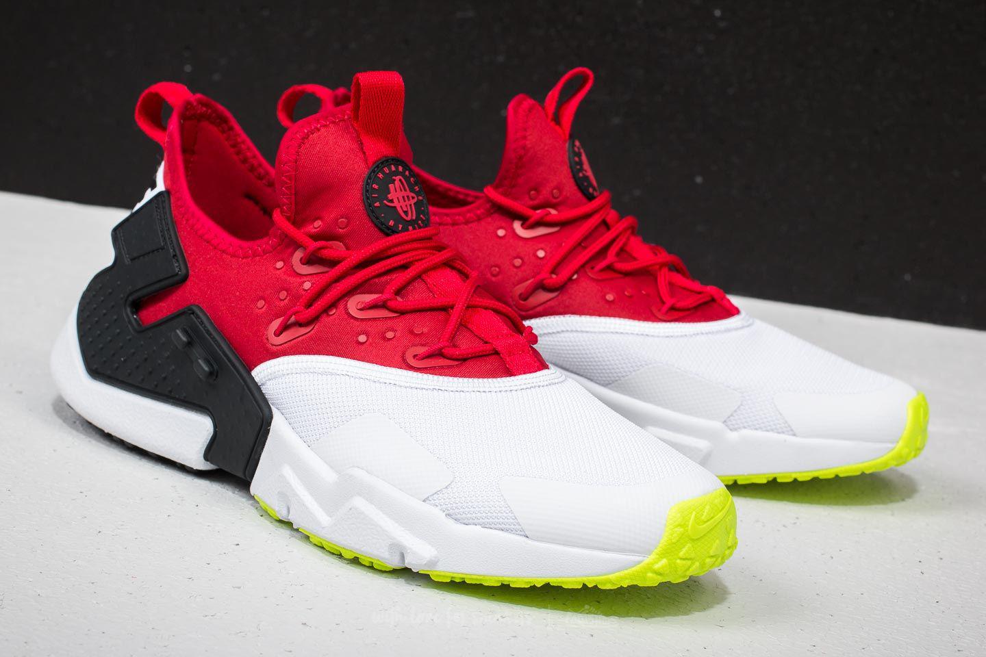 huarache red and white