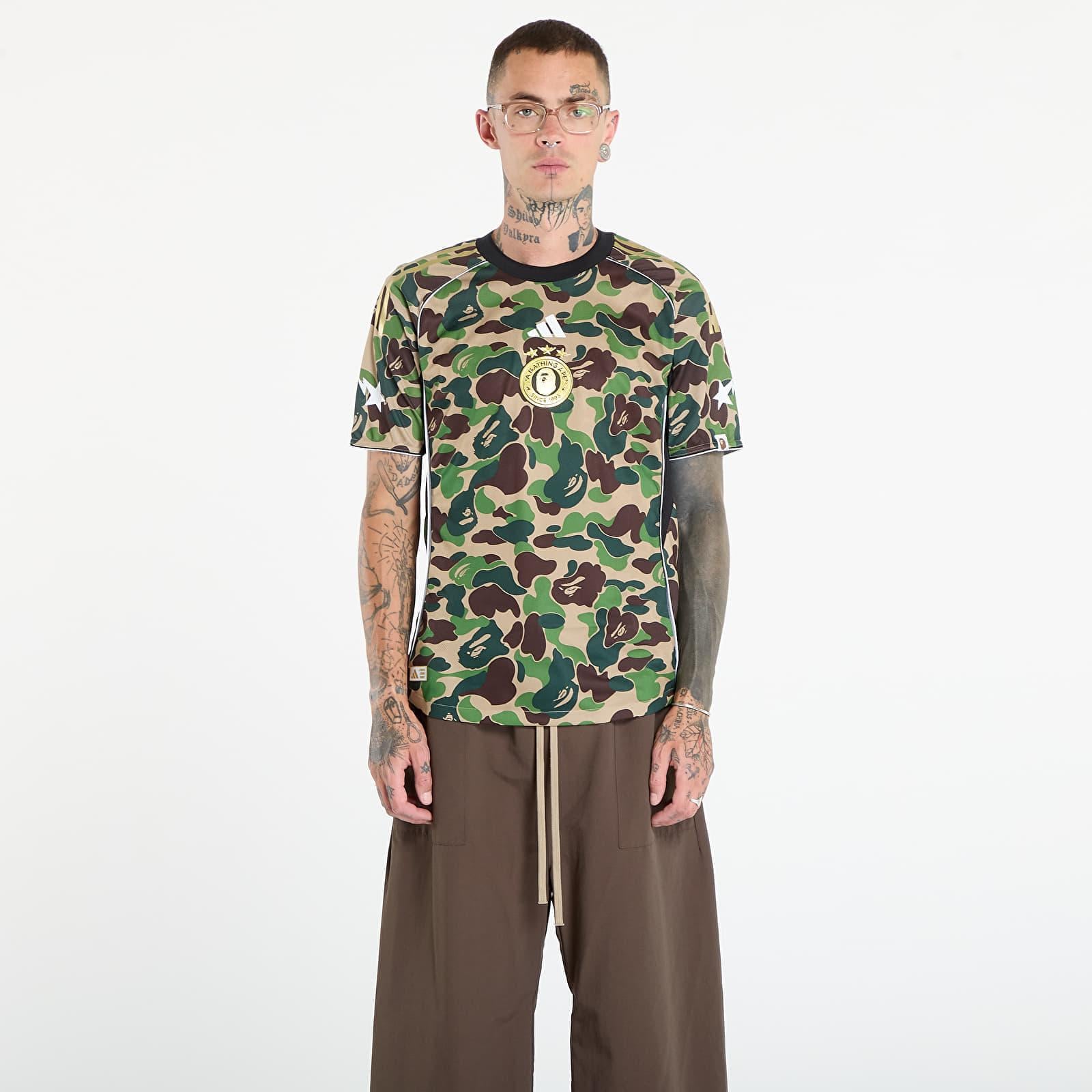 adidas Originals Adidas X Bape Jersey Top in Green for Men | Lyst