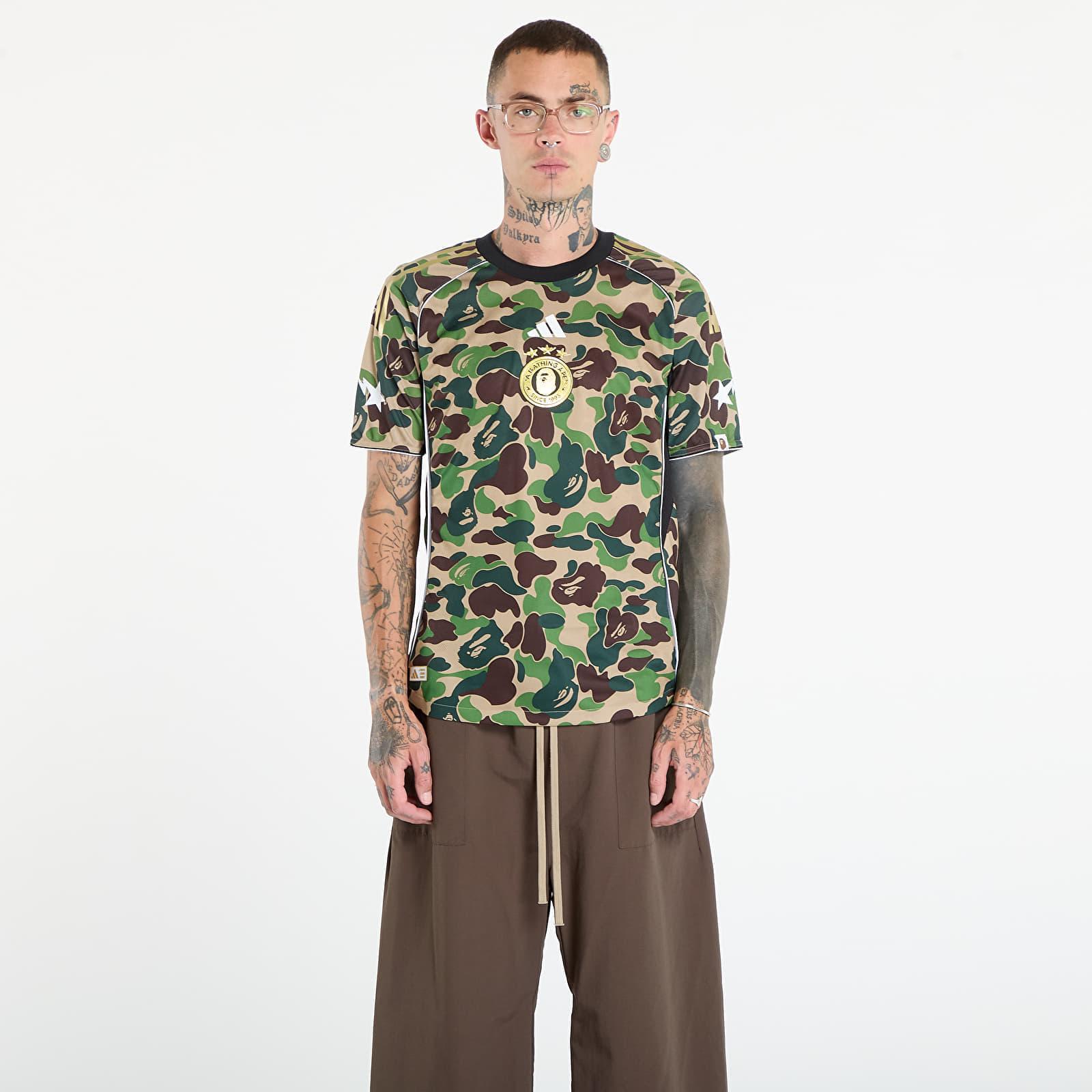 adidas Originals Adidas X Bape Jersey Top in Green for Men | Lyst