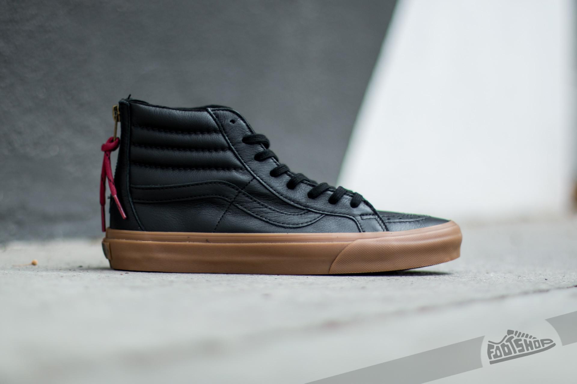 vans sk8 hi black gum