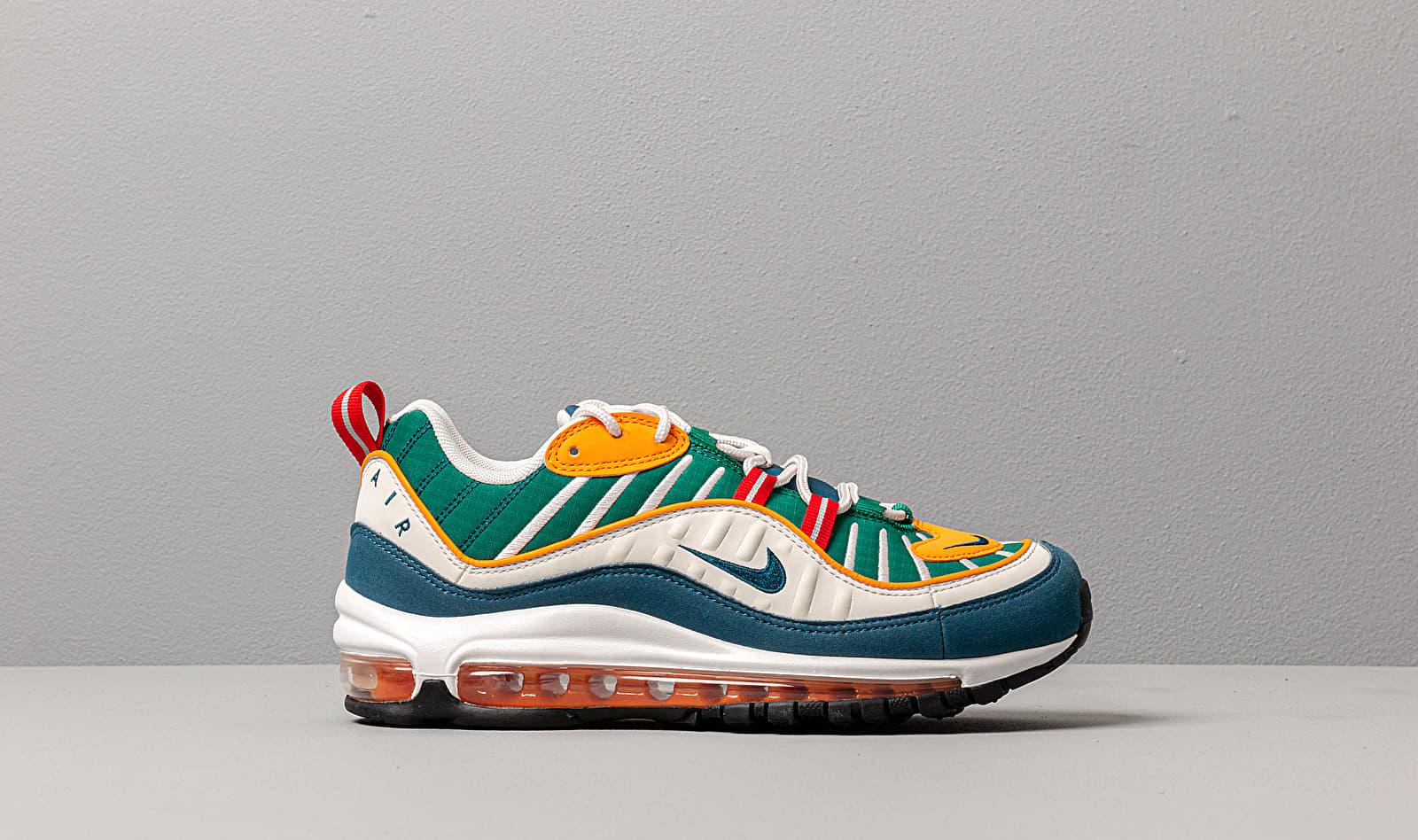 air max 98 orange and blue