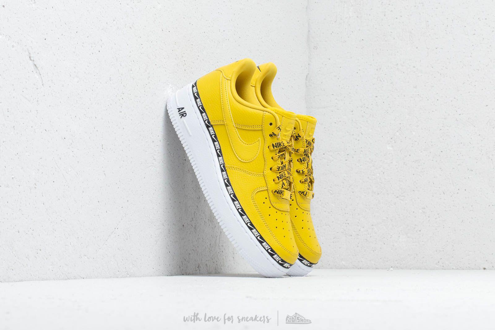 yellow air force 1 07 se premium trainers