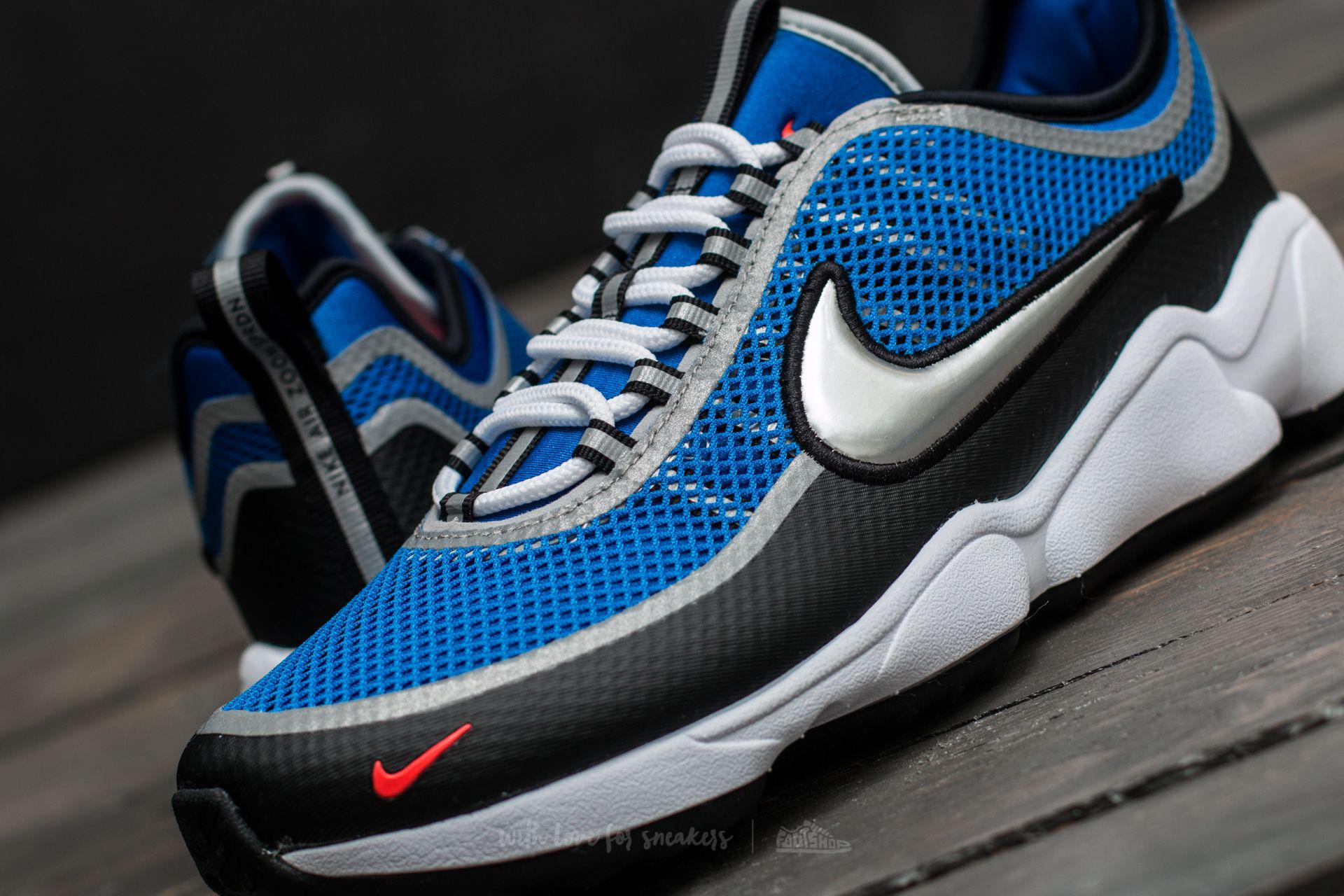 Nike Zoom Spiridon Regal Blue/ Metallic Silver for Men - Lyst