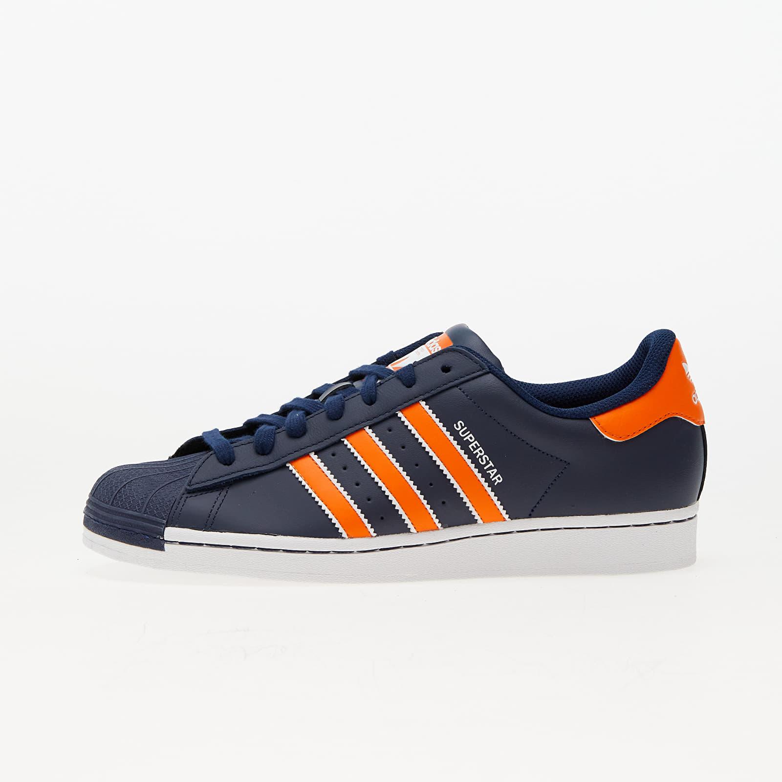 adidas Originals Adidas Superstar Night Indigo/ Orange/ Ftw White in Blue  for Men | Lyst