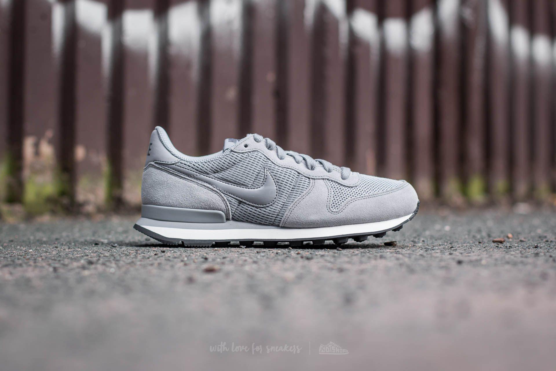 white and grey nikes