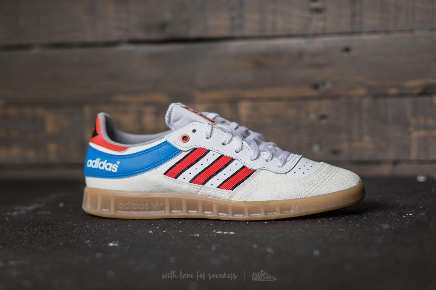 adidas Originals Leather Adidas Handball Top Vintage White/ Trace Red/ Blue  Royal for Men - Lyst