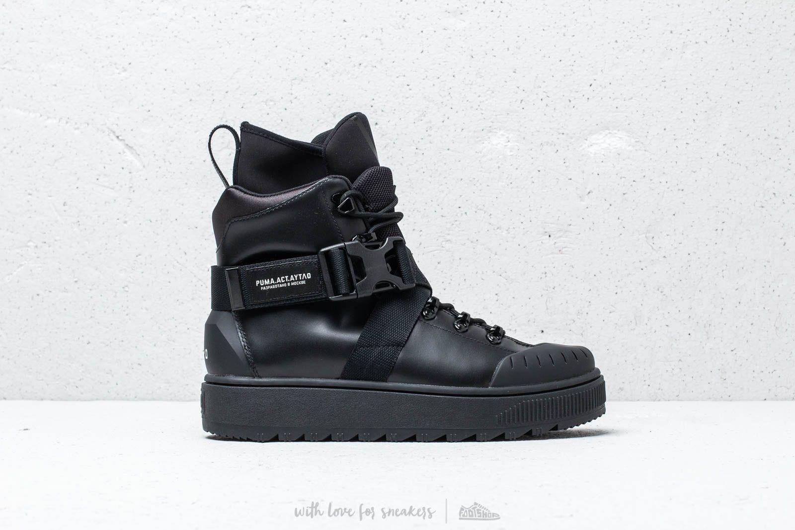 PUMA Leather X Outlaw Moscow Ren Boots in Black for Men | Lyst