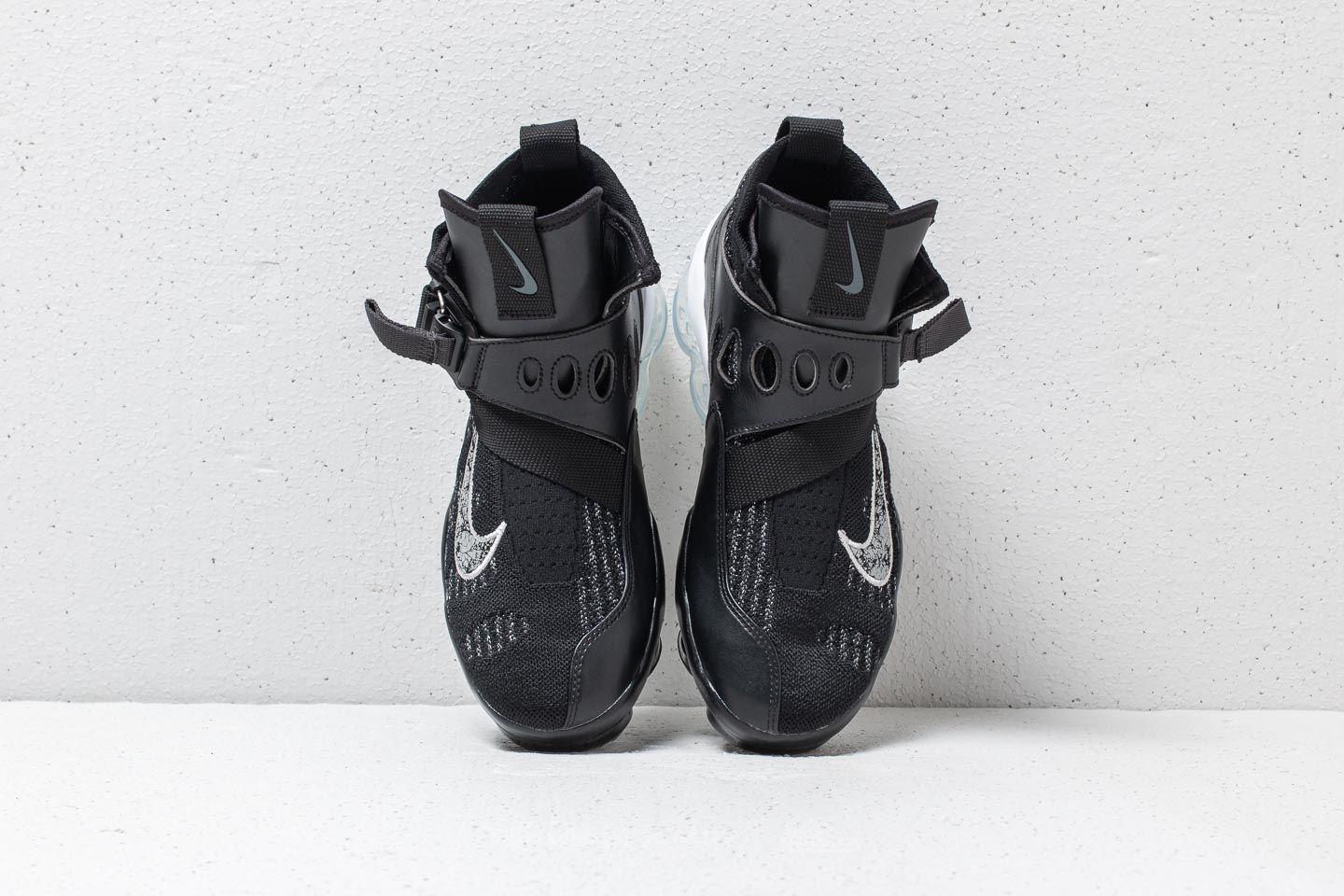 nike vapormax premier flyknit black metallic silver white