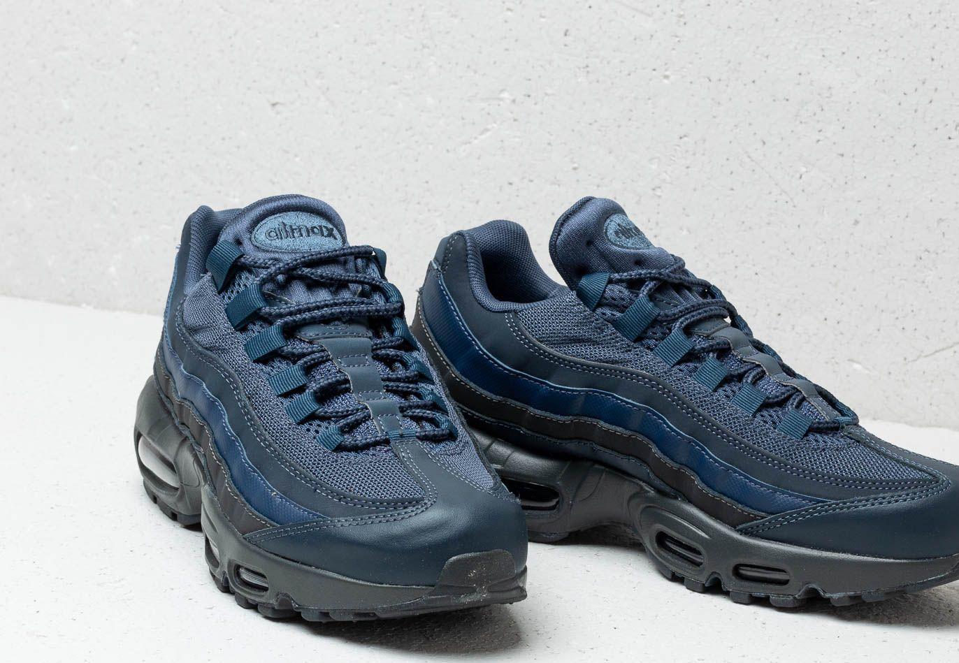 Nike Leather Air Max 95 Essential Squadron Blue/ Squadron Blue for Men -  Lyst