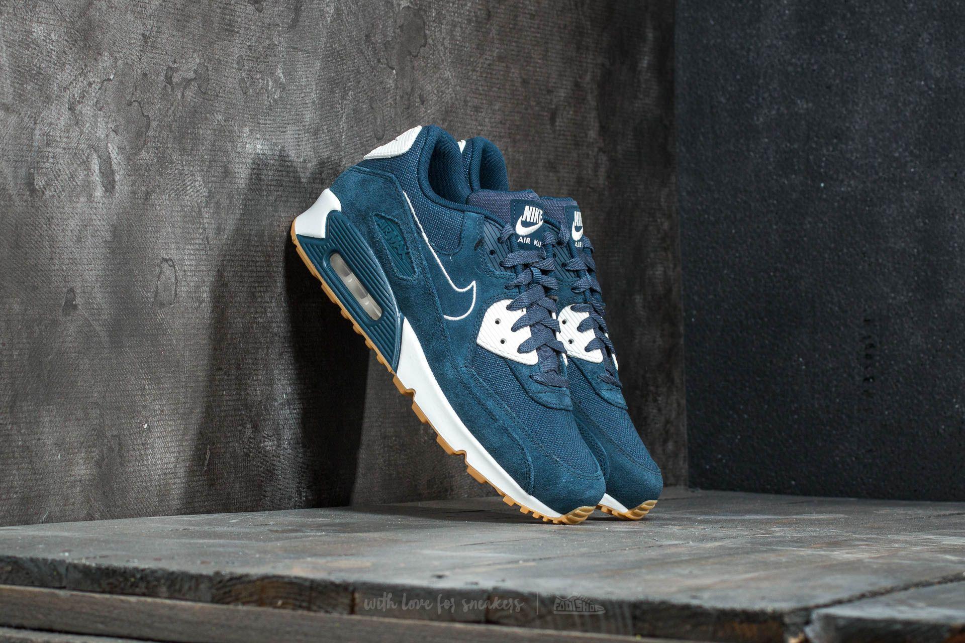 Voorzitter Vol molecuul Nike Air Max 90 Premium Armory Navy/ Armory Navy-sail in Blue for Men | Lyst