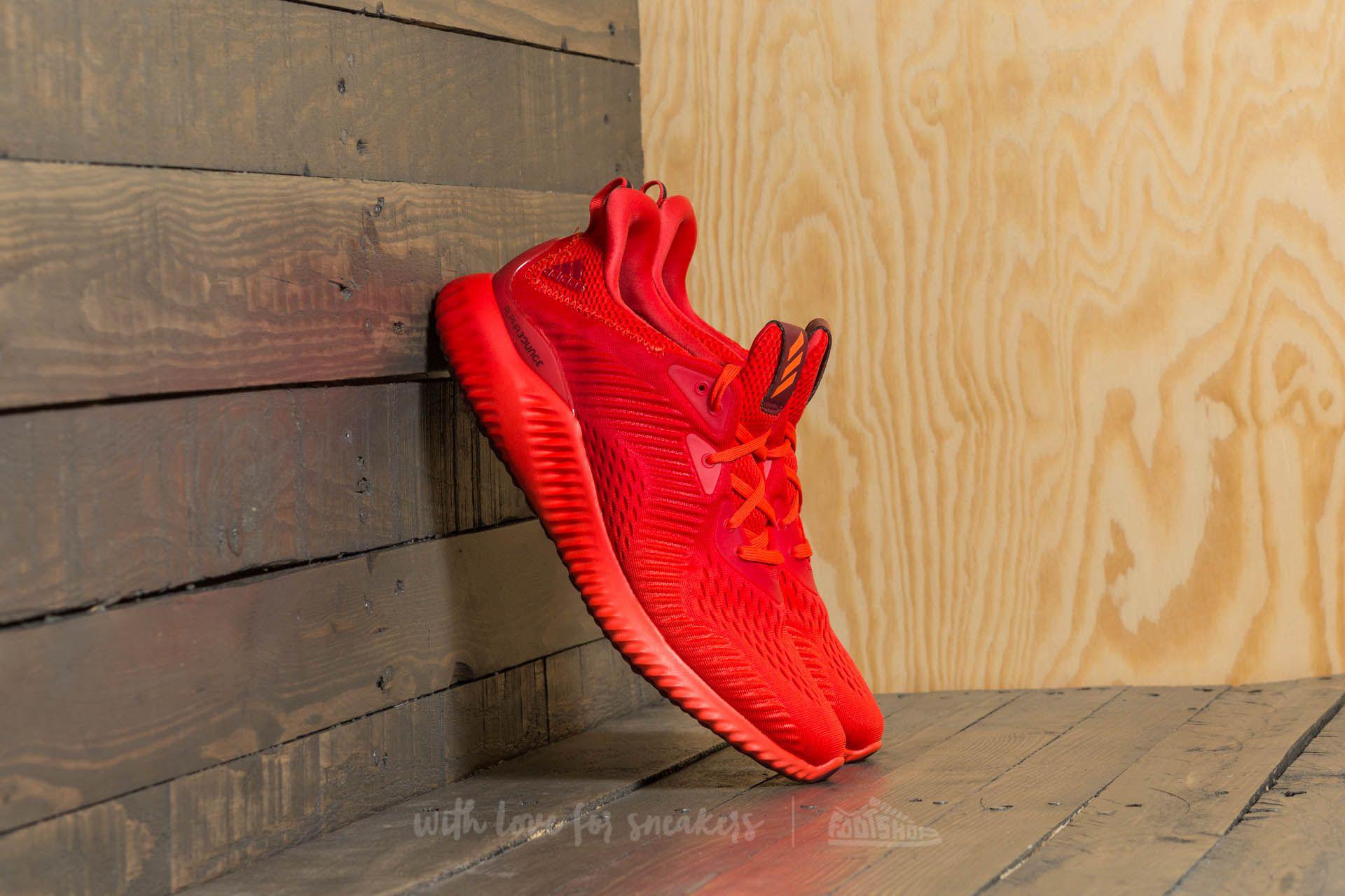 Footshop Adidas Alphabounce Em M Red/ Red/ Red for Men | Lyst