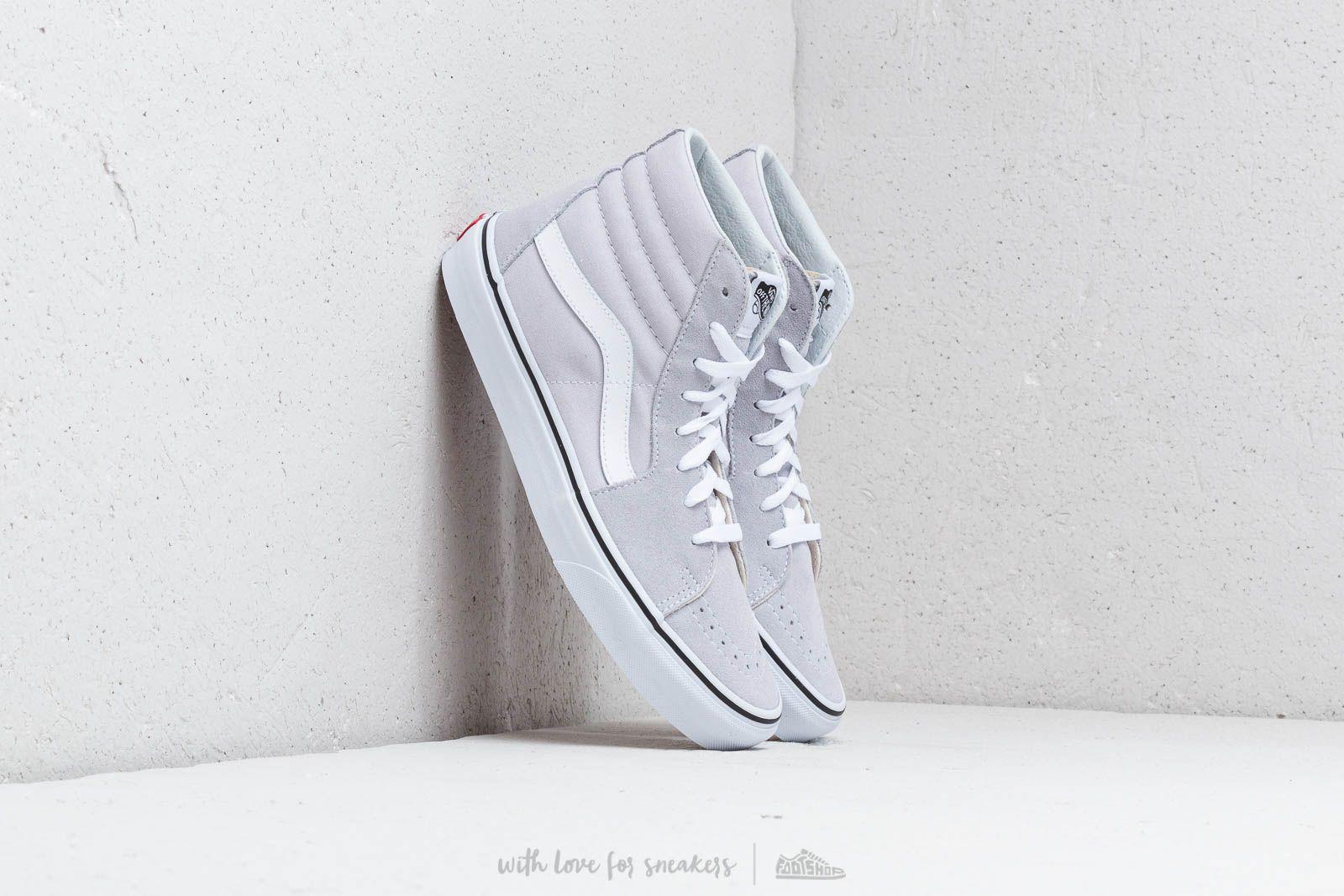 gray and white vans
