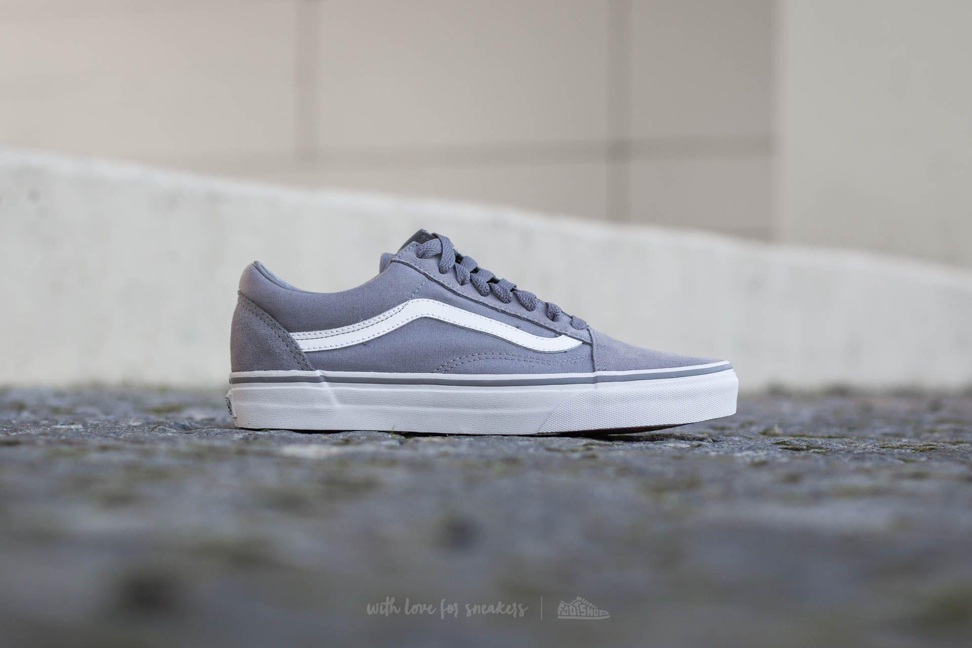 vans old skool frost gray true white