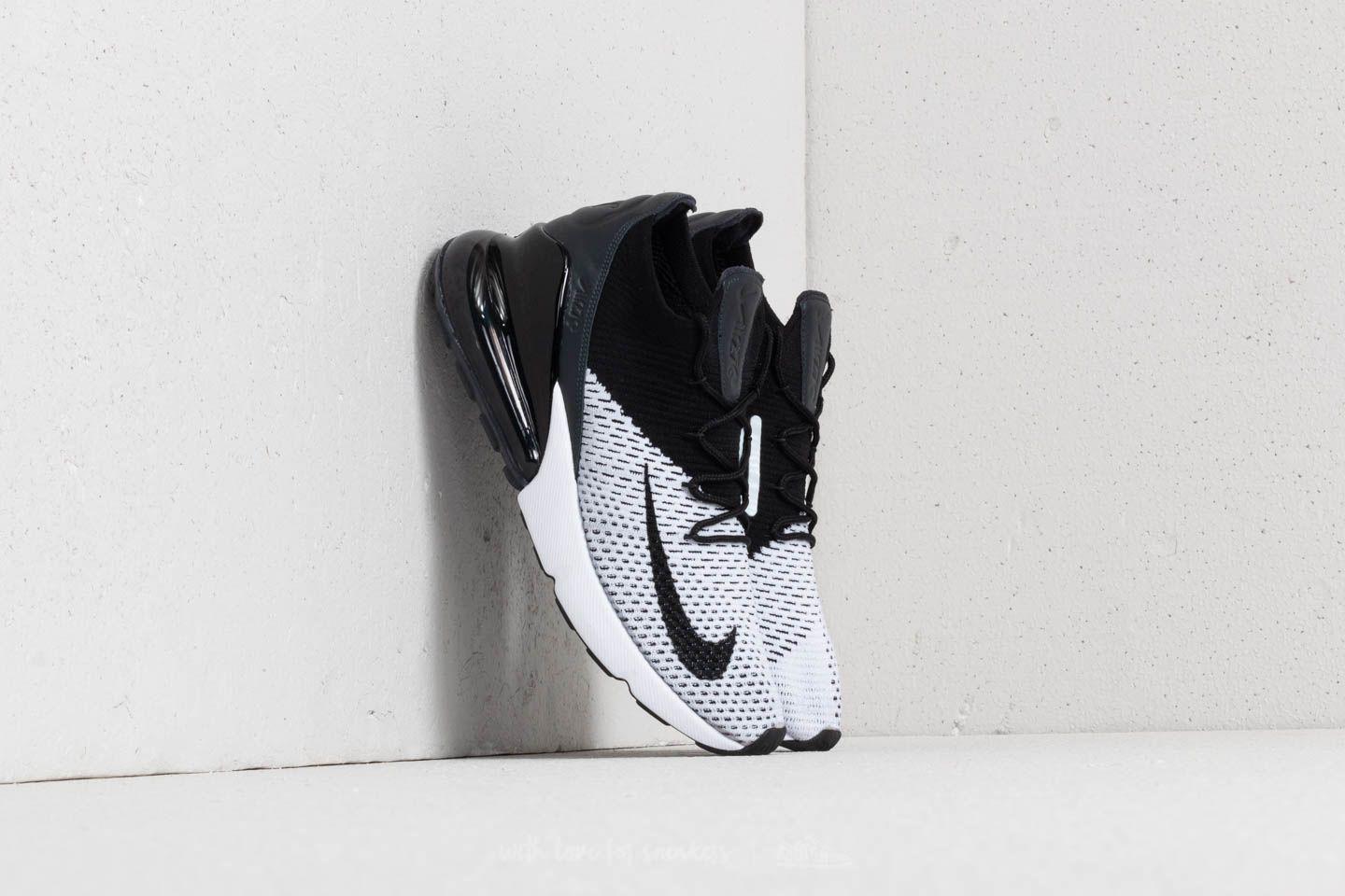 air max 270 flyknit black white
