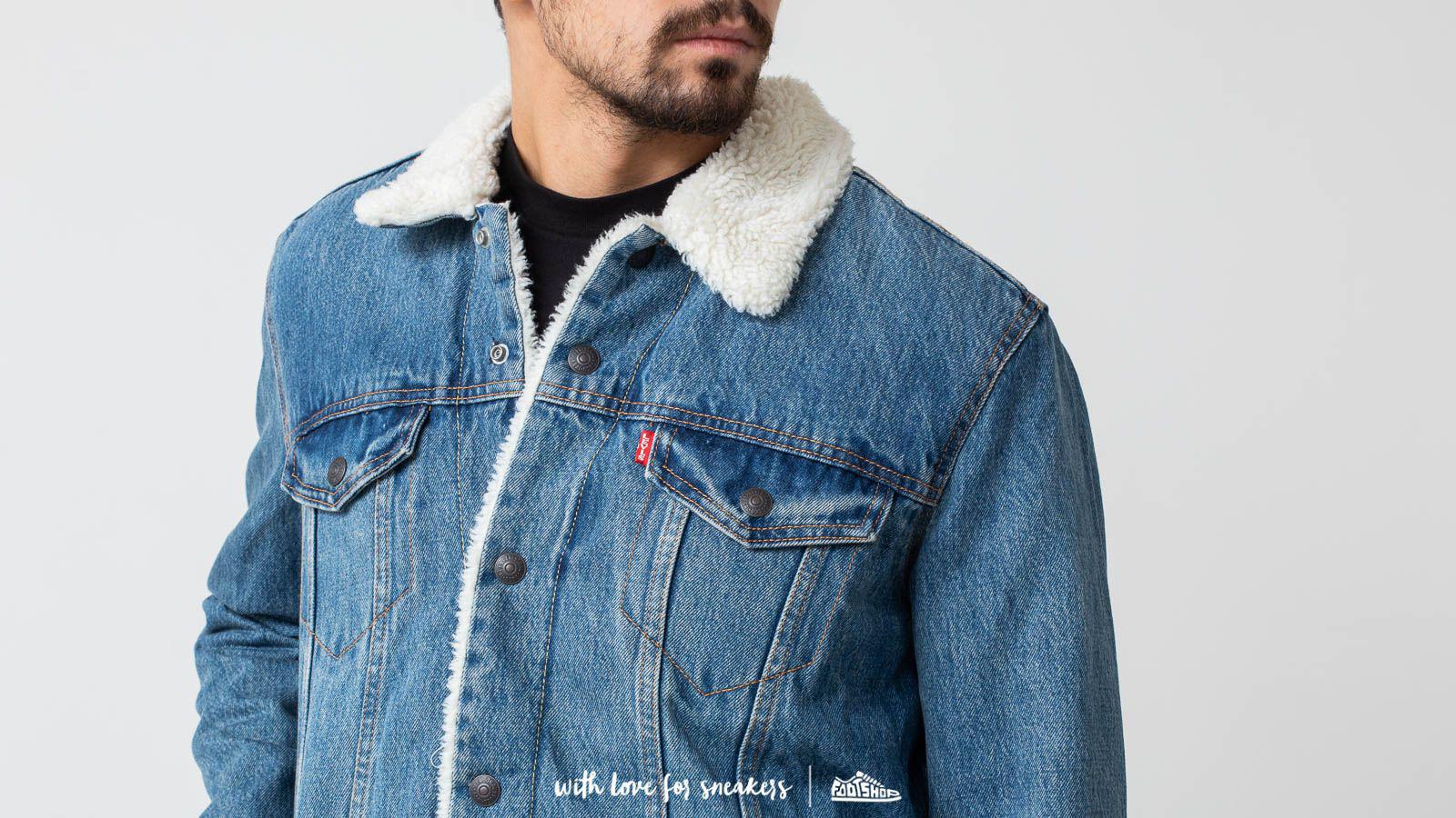 levi's type 3 sherpa trucker needle park