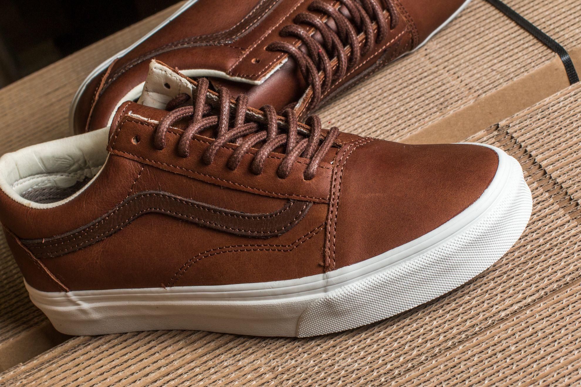 Vans Old Skool Leather Dachshund/ Potting Soil in Brown for Men | Lyst