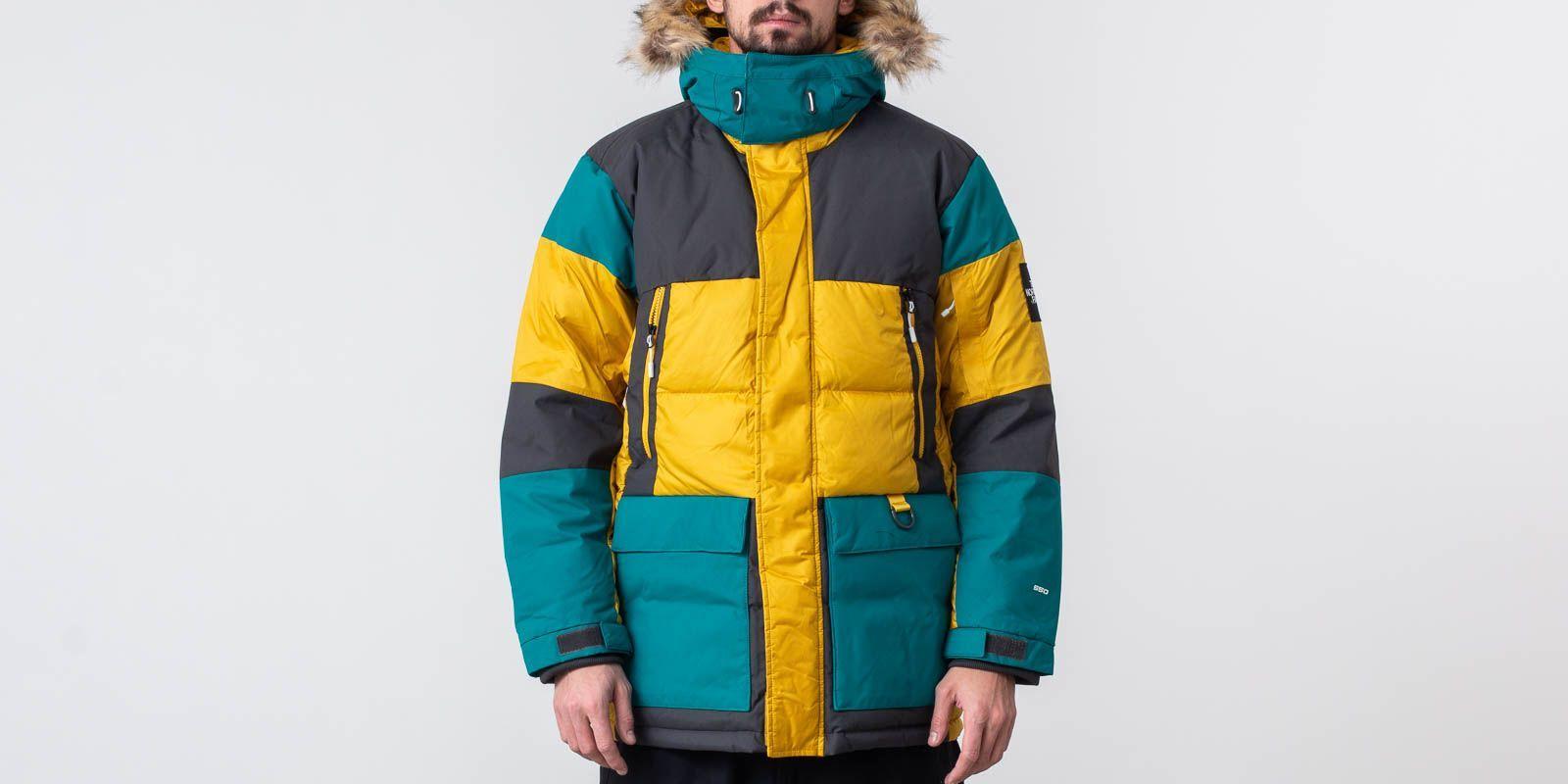 north face leopard yellow