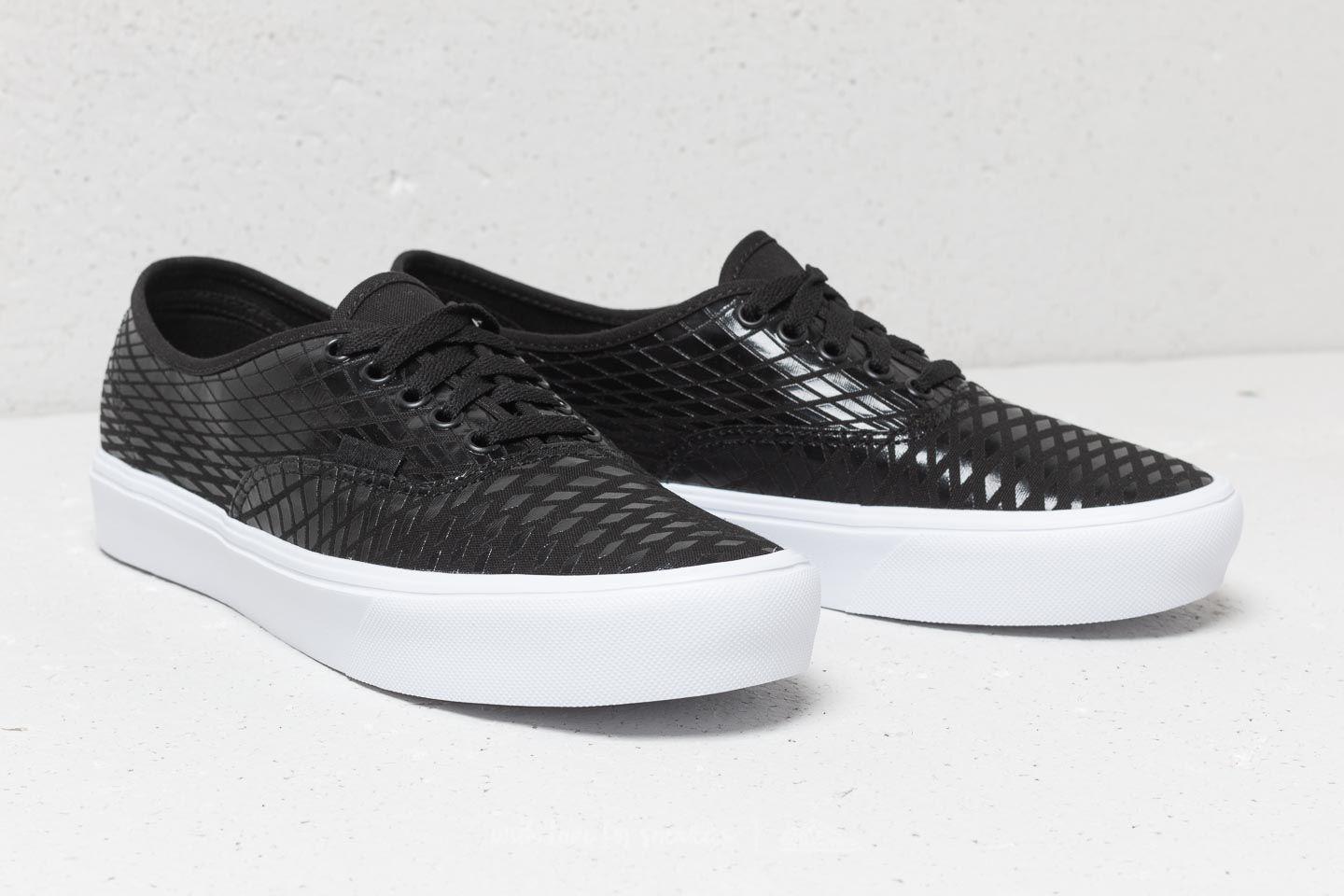 vans canvas authentic lite black