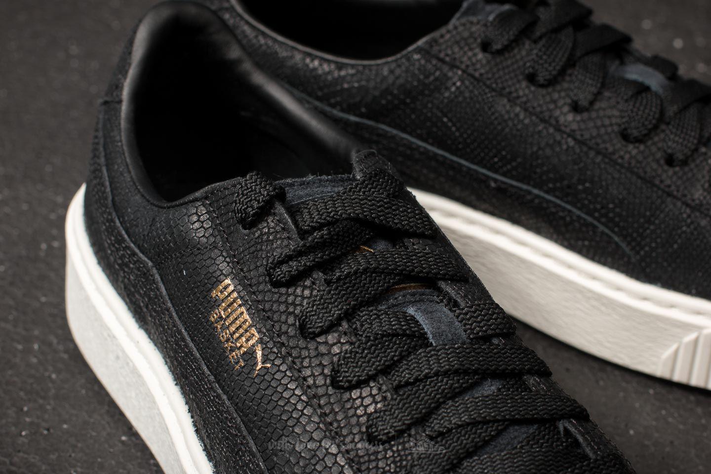puma platform euphoria black
