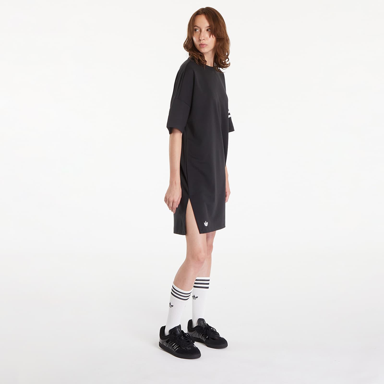 ☆Adidas☆Originals Adicolor Neuclassics Tee Dress Black adidas Adicolor Neuclassics Tee Dress - Black | Free