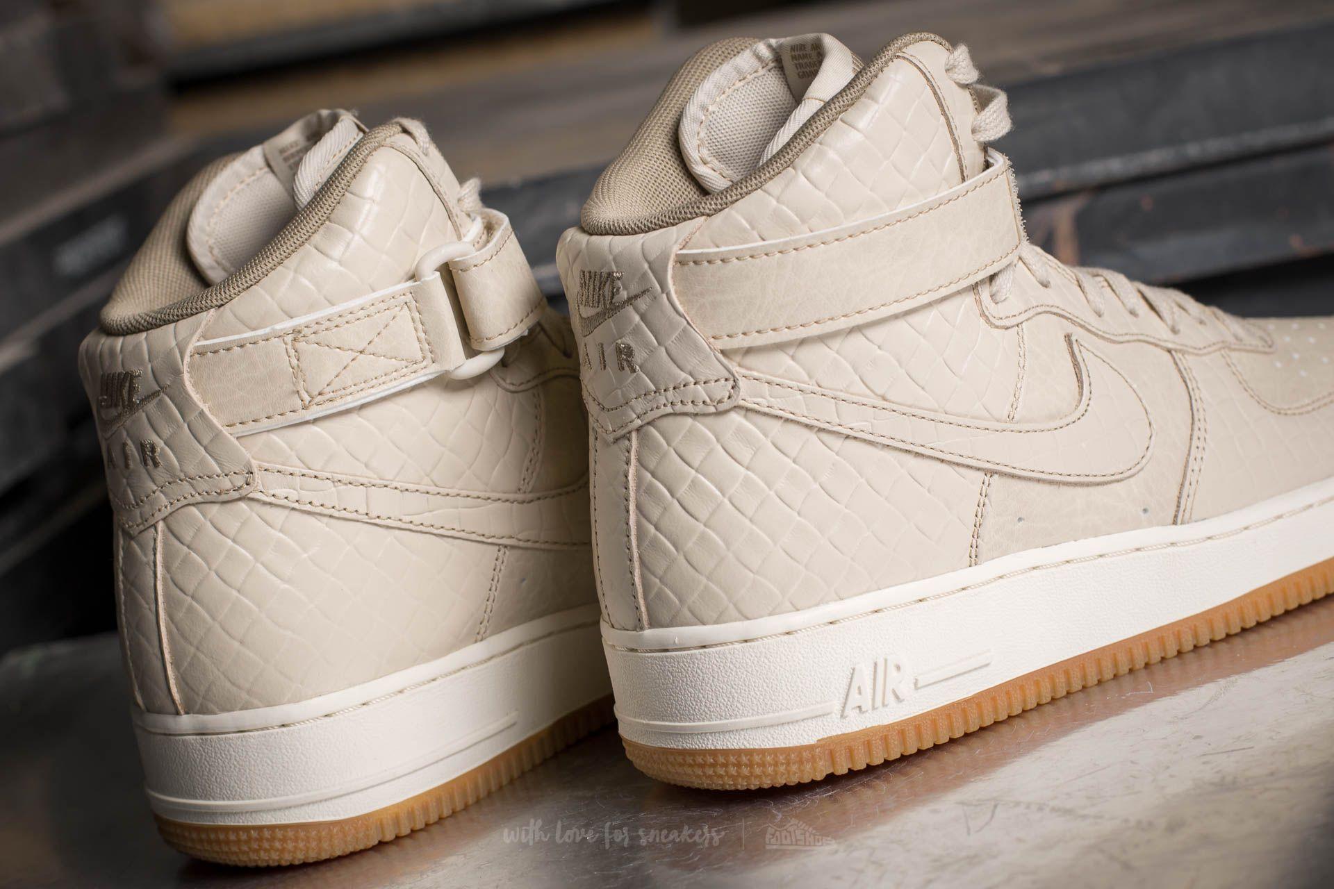 Nike Wmns Air Force 1 Hi Premium Oatmeal/ Oatmeal-khaki-sail - Lyst