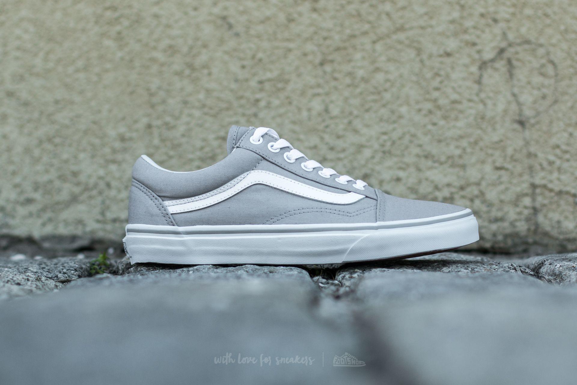 Vans Canvas Old Skool Drizzle Drizzle/ True White | Lyst