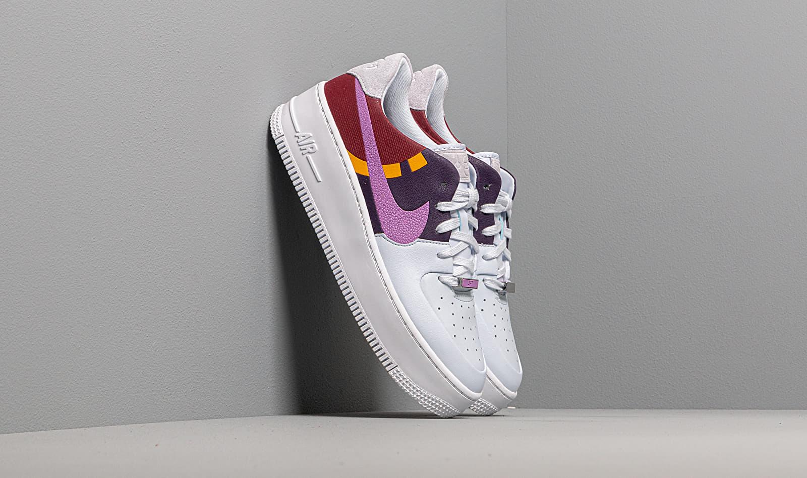 Nike W Air Force 1 Sage Low Lx Football Grey/ Dark Orchid-team Red in Gray  - Lyst