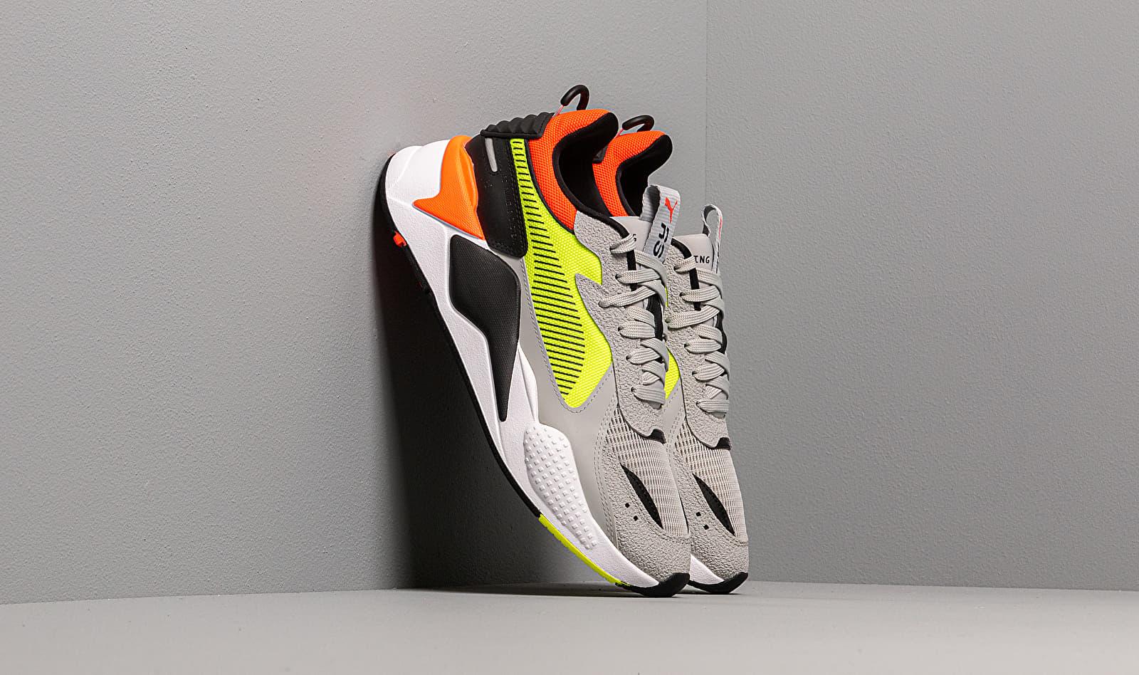 puma rs x grey yellow