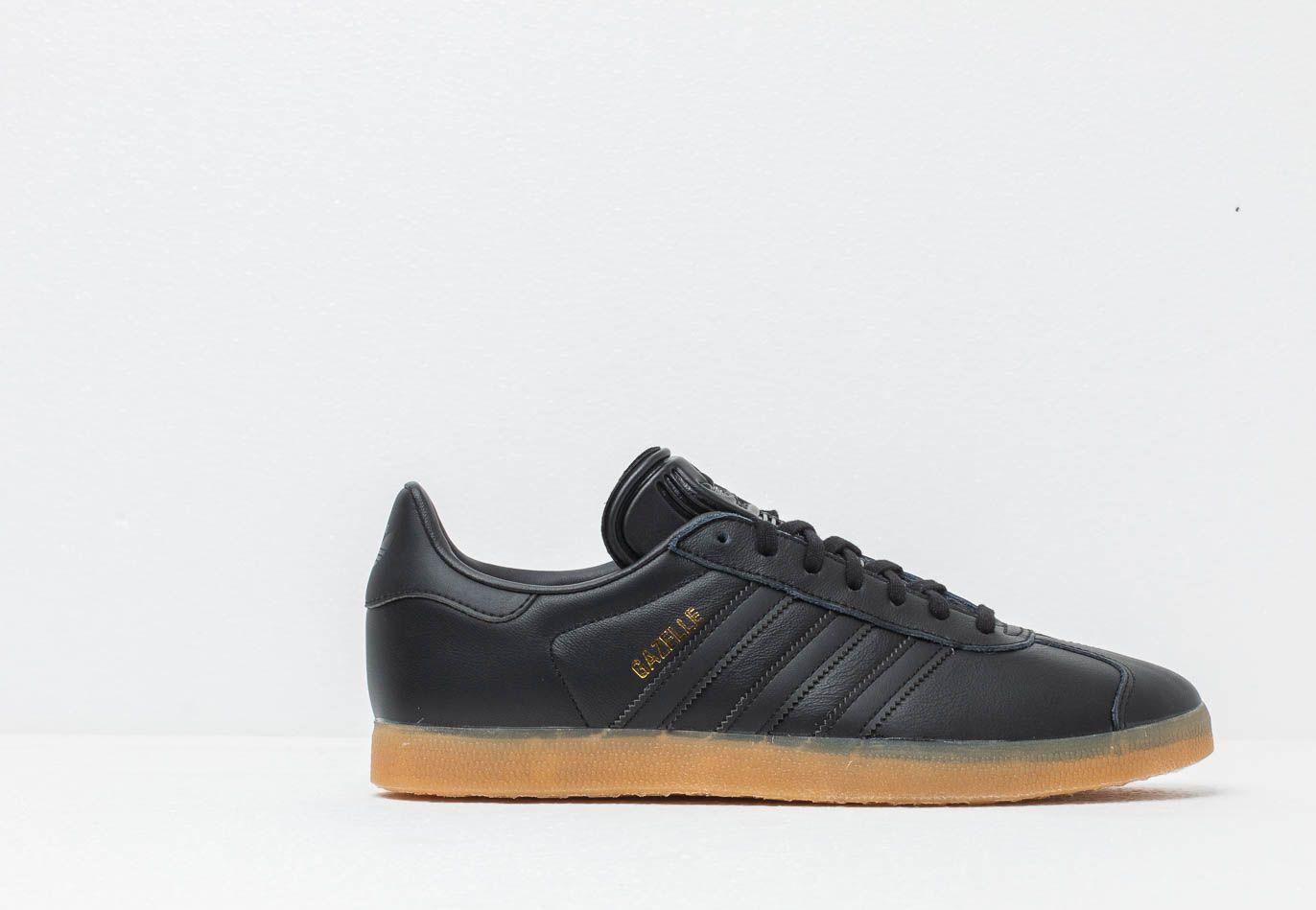 black and gum adidas gazelle