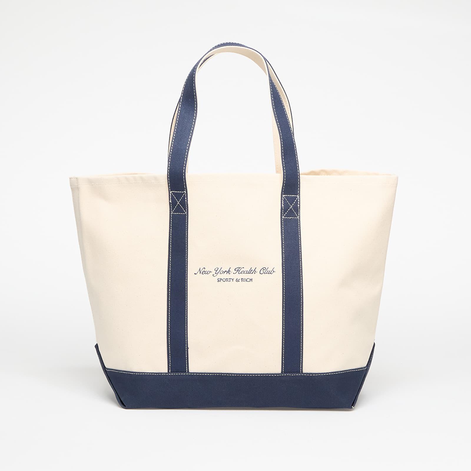 Sporty & Rich 94 ラケットクラブ ツートーン トートバッグ ☆Sporty & Rich☆94 ラケットクラブ ツートン トートバッグ