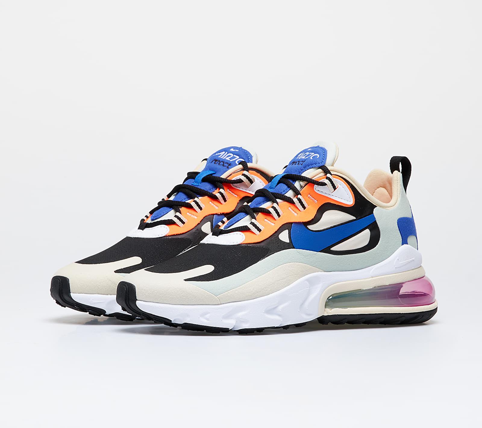 Nike W Air Max 270 React Fossil Hyper Blue Black Pistachio Frost In Brown Lyst Nike W Air Max 270 React Fossil Hyper Blue Black Pistachio Frost In Brown Lyst