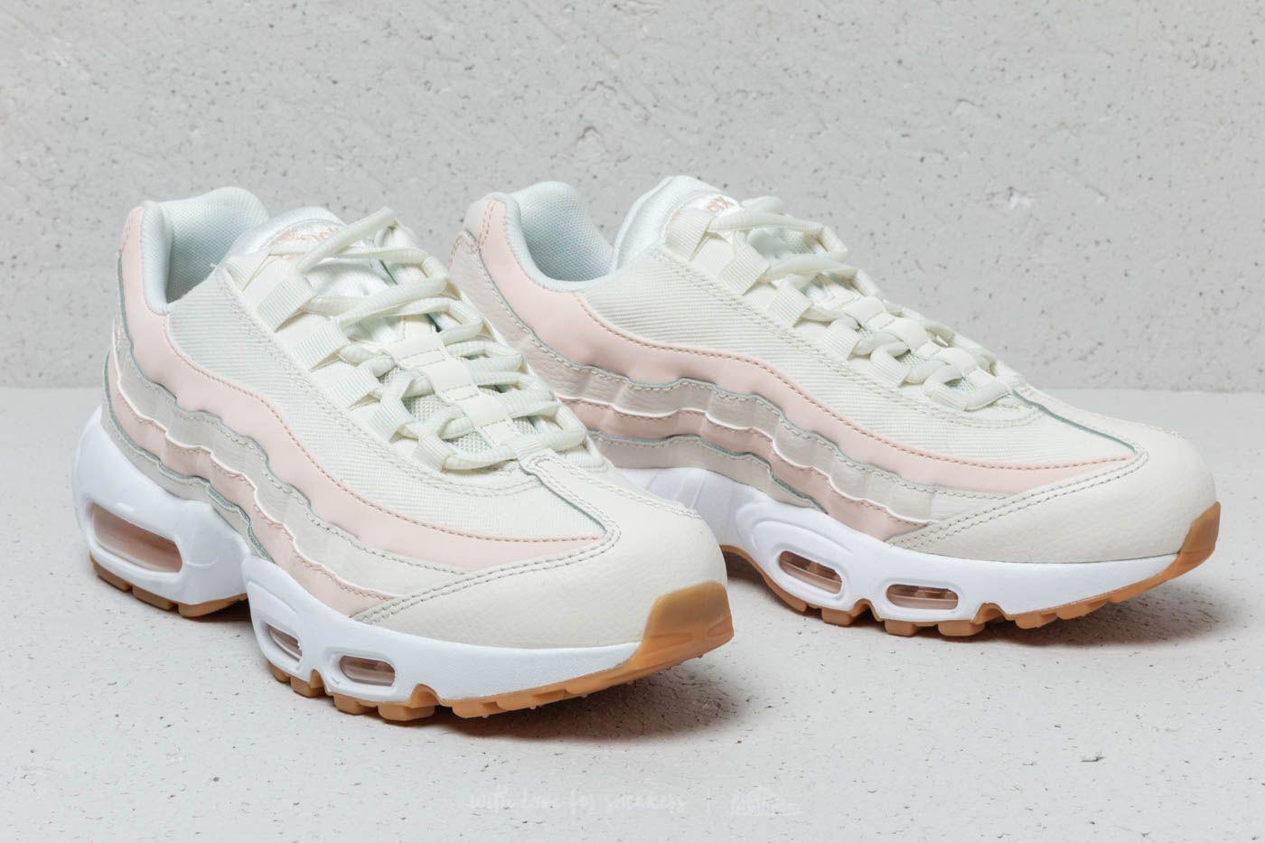 Nike Air Max 95 Women's Sail Guava Ice Gum Light Brown Nike Air Max 95 Women's Sail Guava Ice Gum Light Brown
