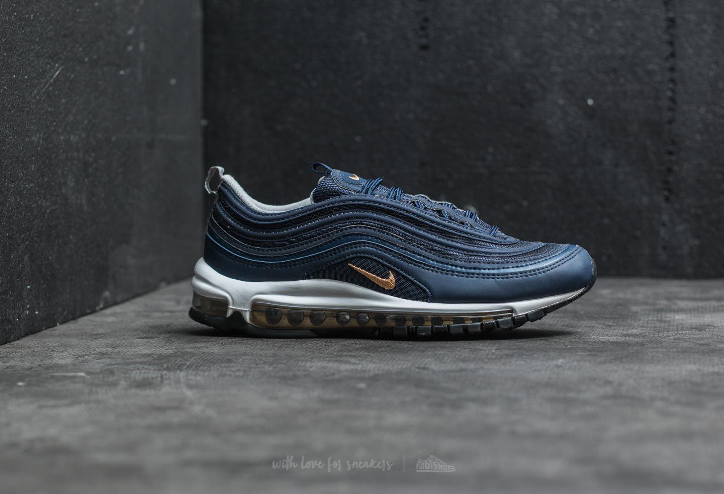 air max 97 navy blue and gold