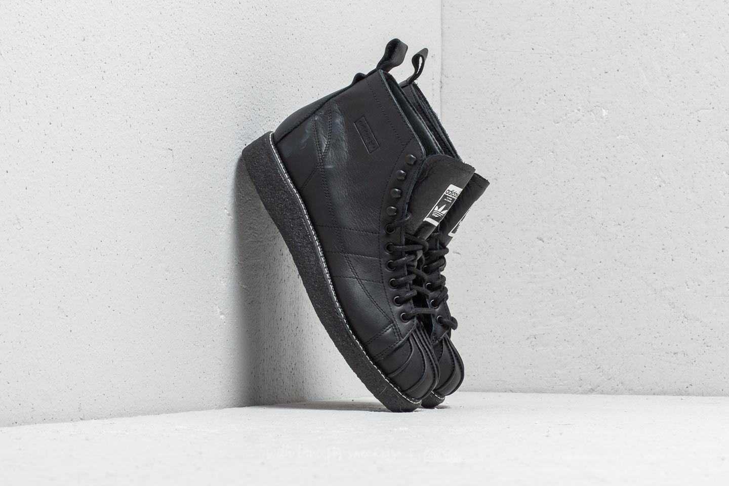 adidas superstar boot luxe black