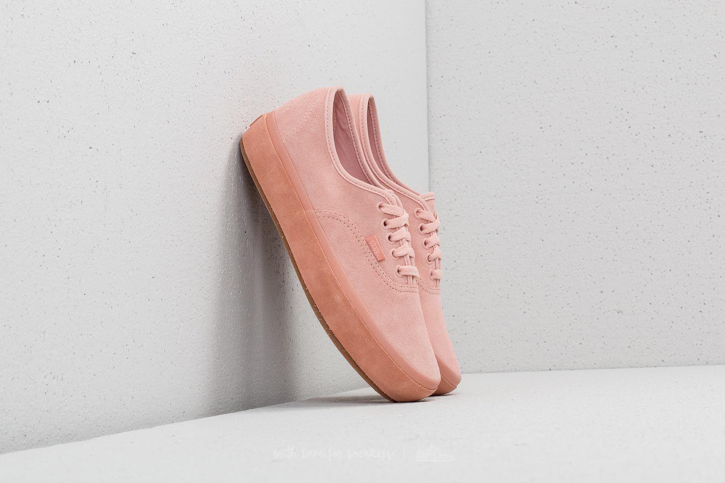 vans pink suede platform