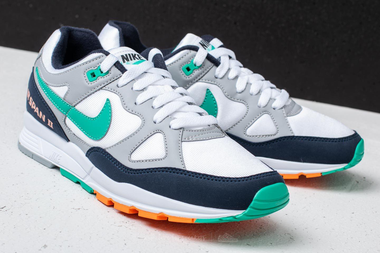 nike air span 2 wolf grey kinetic green
