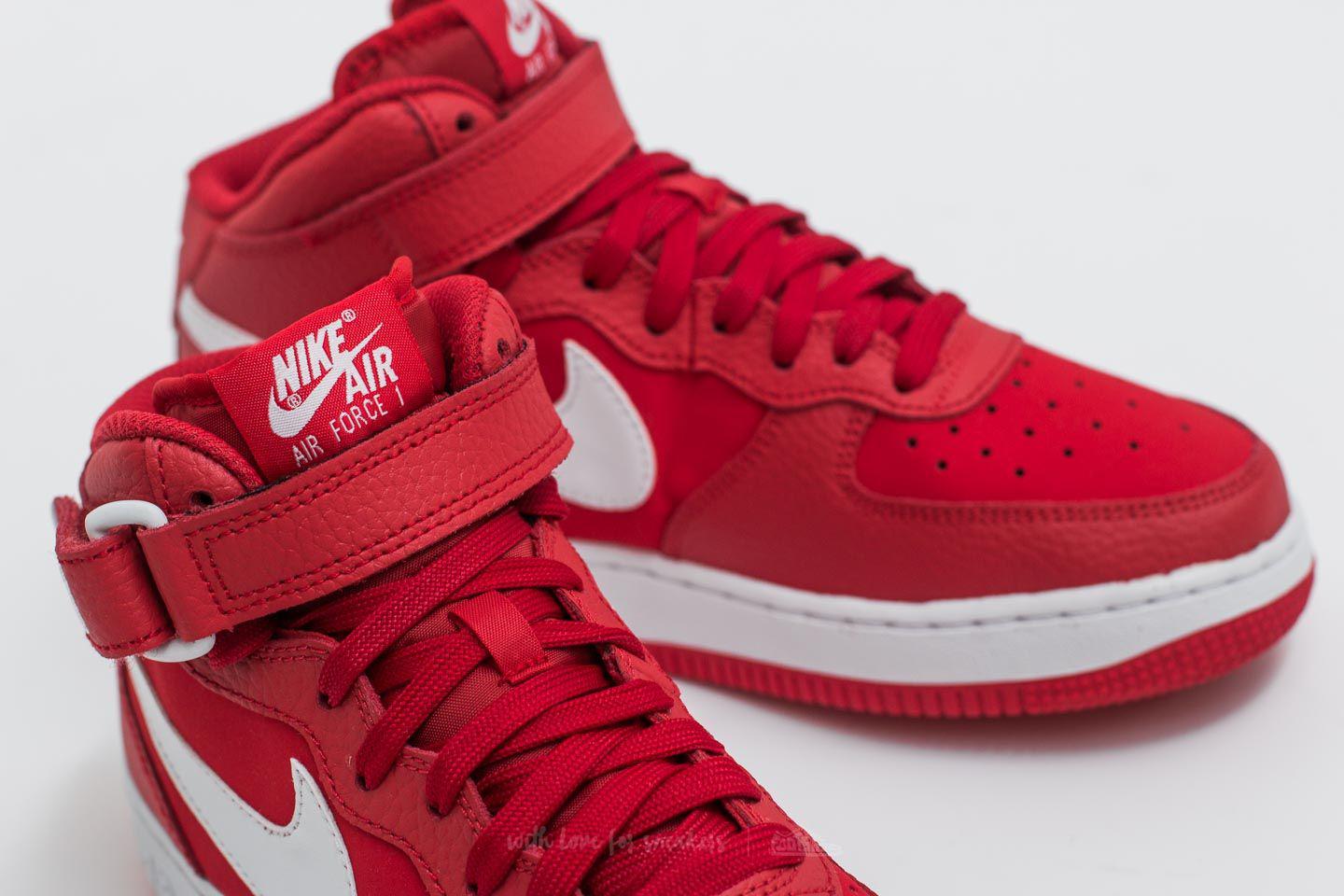 air force 1 mid university red