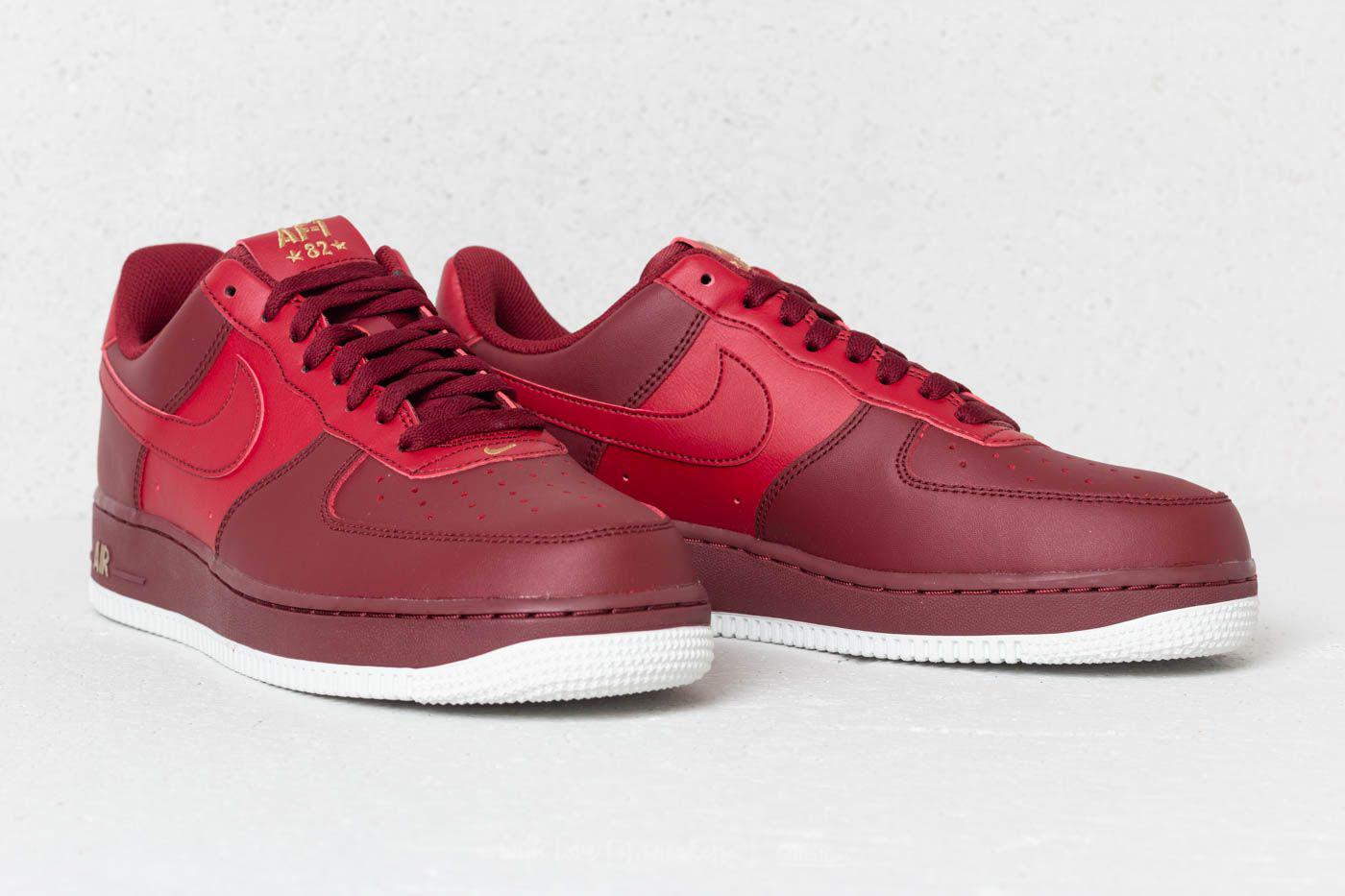 nike air force 1 team red