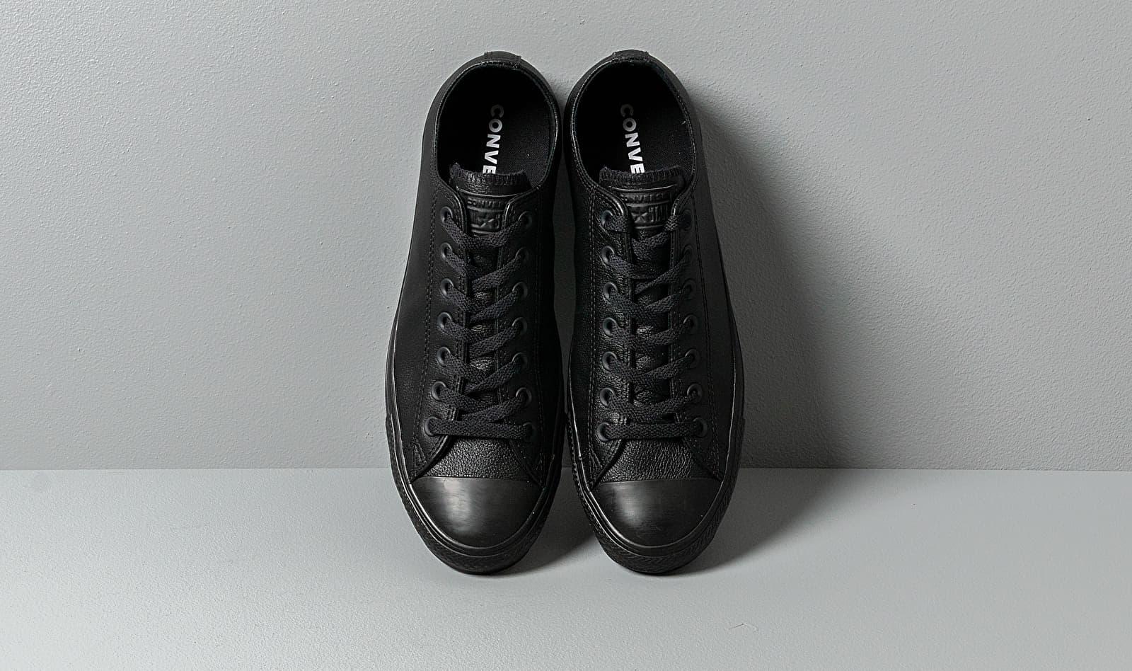 converse black mono ox