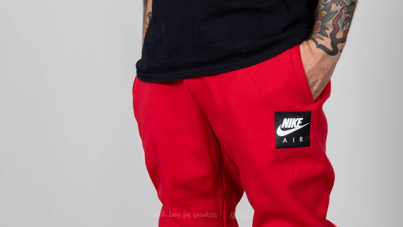 Nike Sportswear Air Fleece Pant Red for Men | Lyst