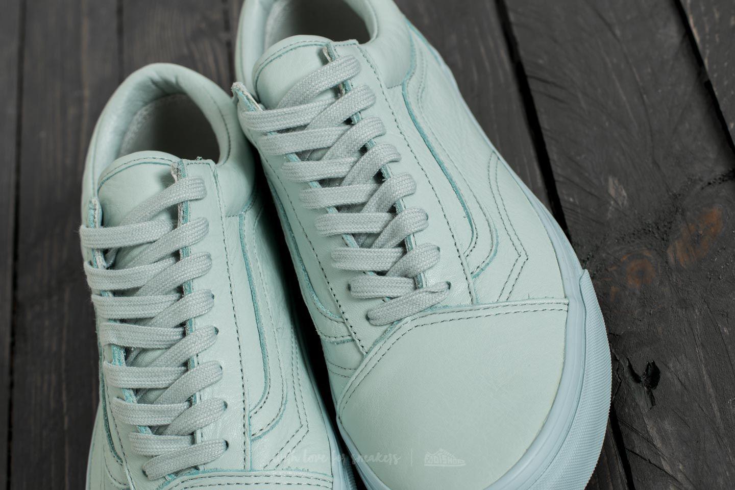 vans old skool leather mono ice flow
