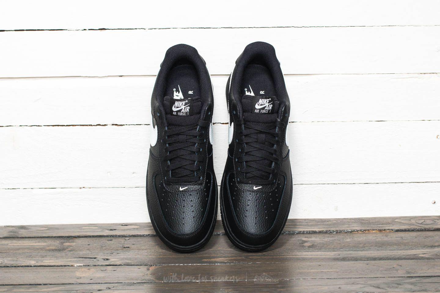 Nike Leather Air Force 1 '07 Black/ Sail for Men | Lyst