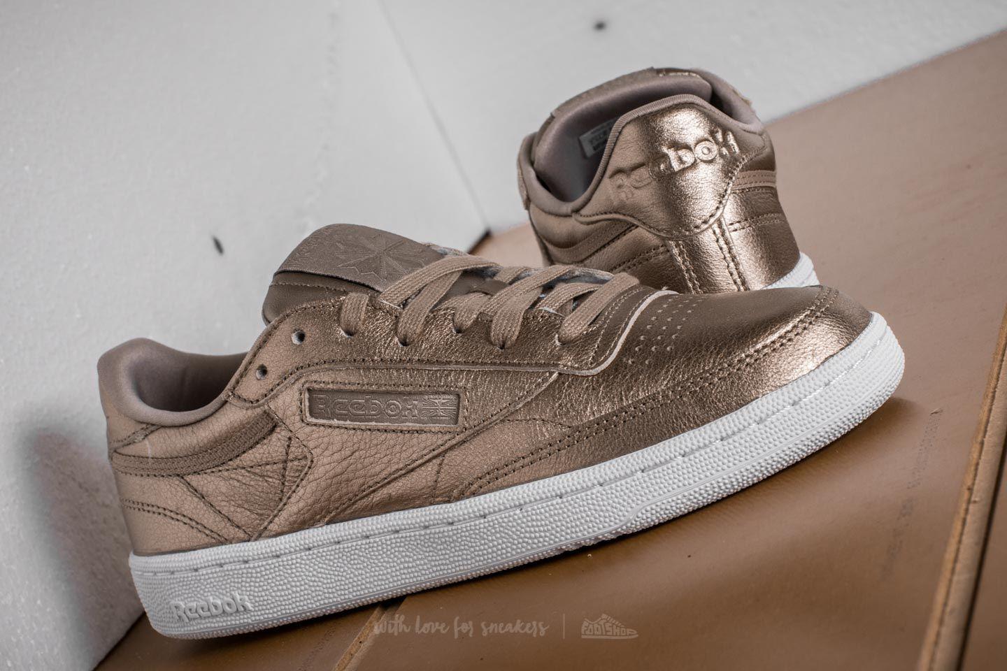 reebok club c melted metal